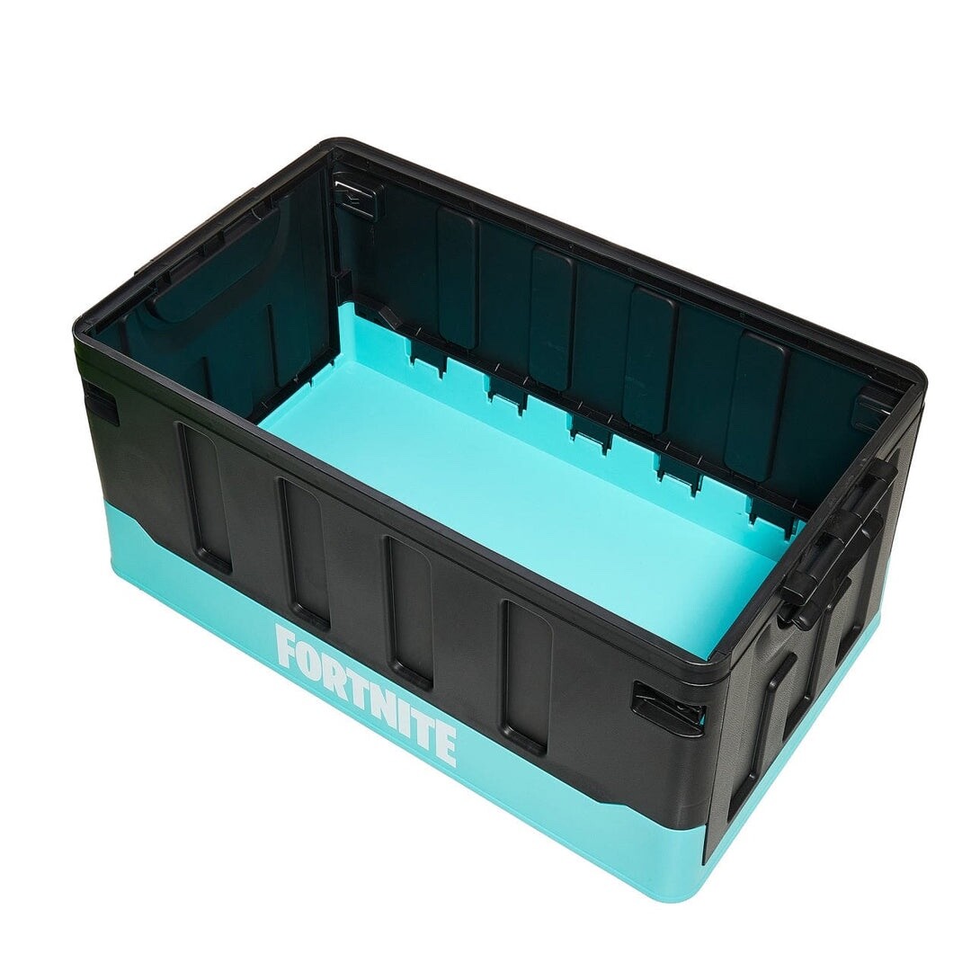 Numskull Official Fortnite Gaming Bedroom Storage Box with folding chair