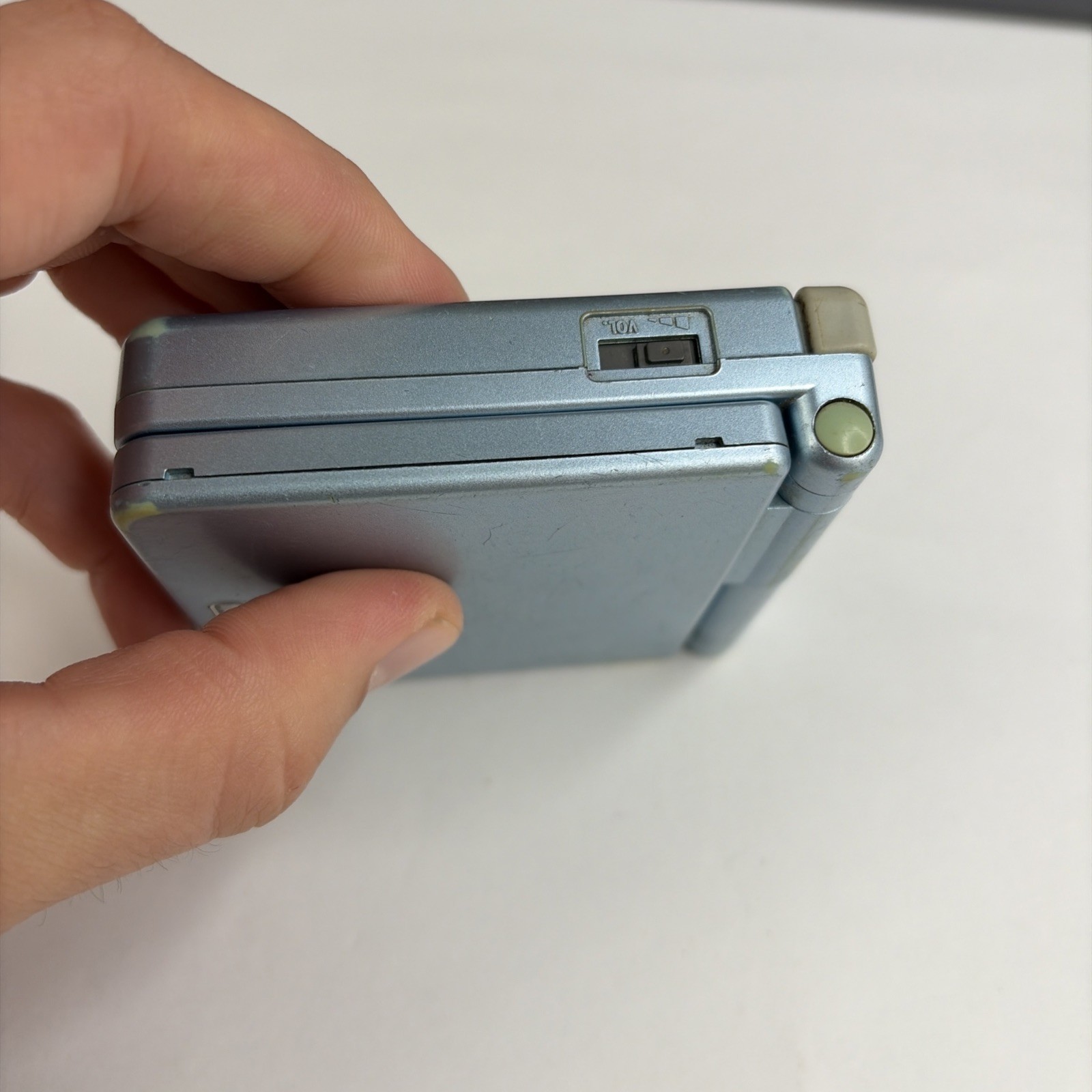 For Repair! Nintendo Game Boy Advance SP Has 101 Pearl Blue GBA SP – US Model