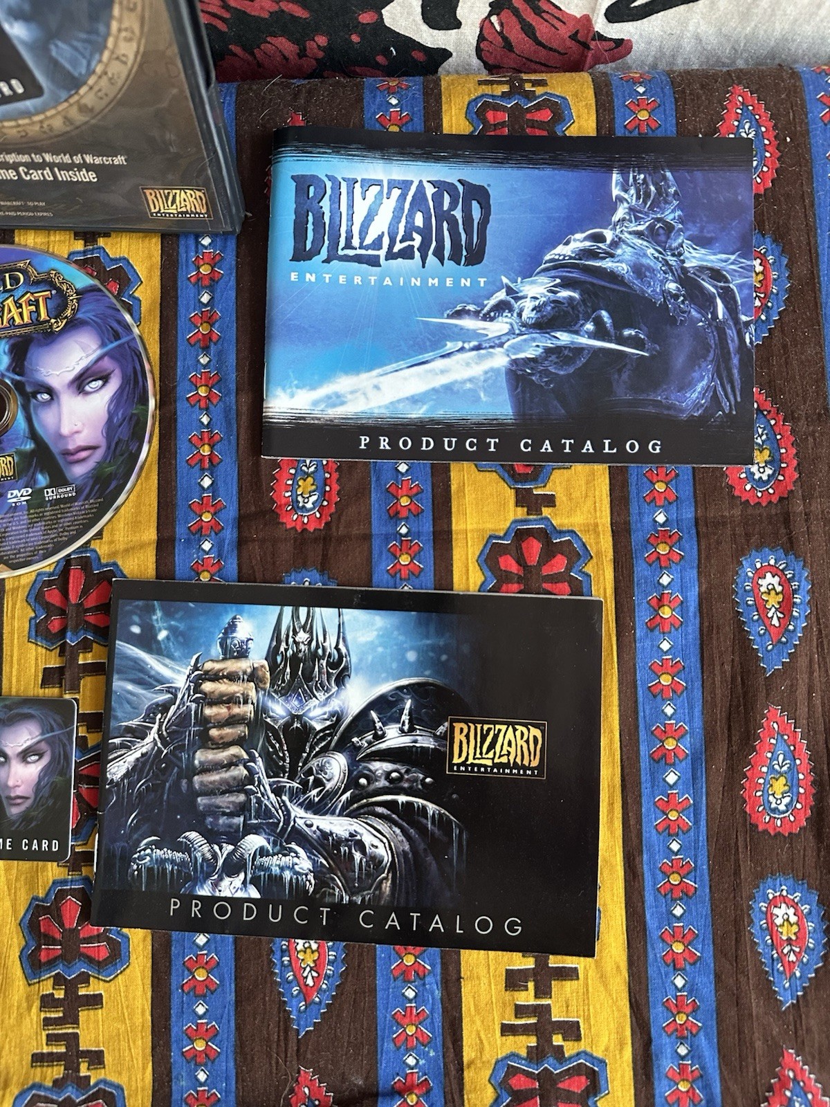 VTG 2004 World of Warcraft WoW 60-Day Game Card Disc PC Collectible SCRATCHED