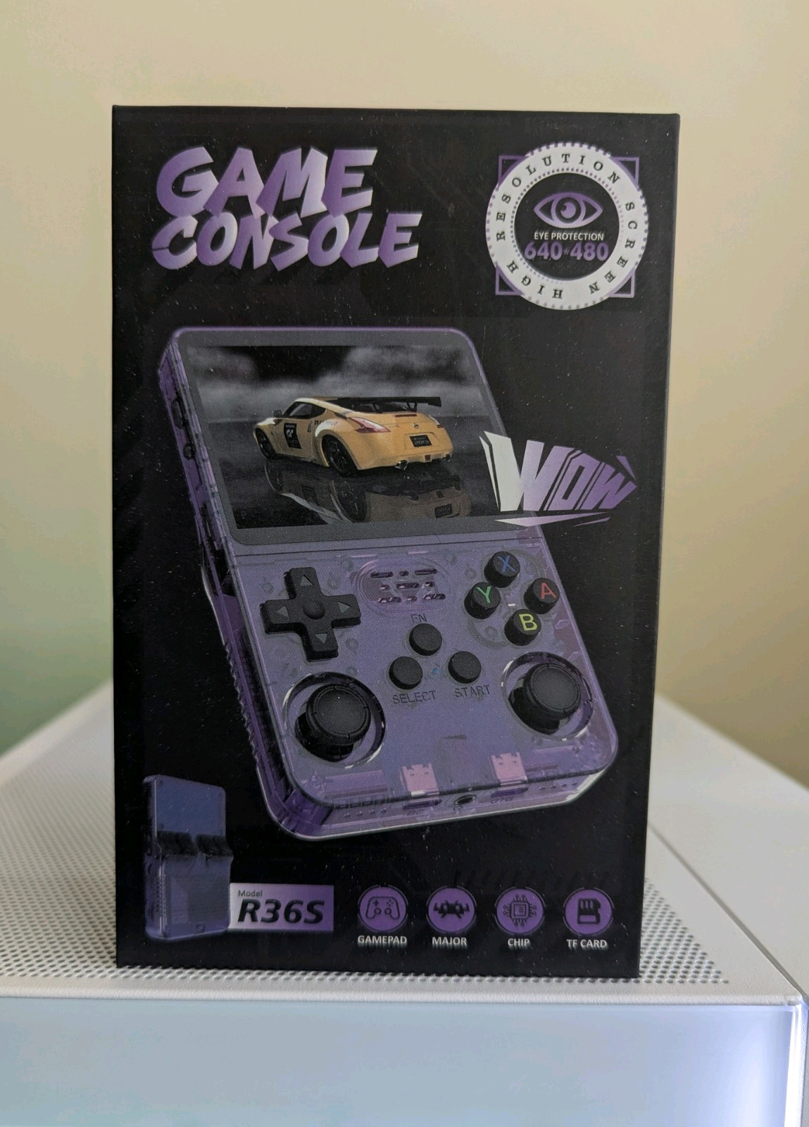 R36S Retro Handheld Video Game Console Emulator Linux White 64GB IN HAND!