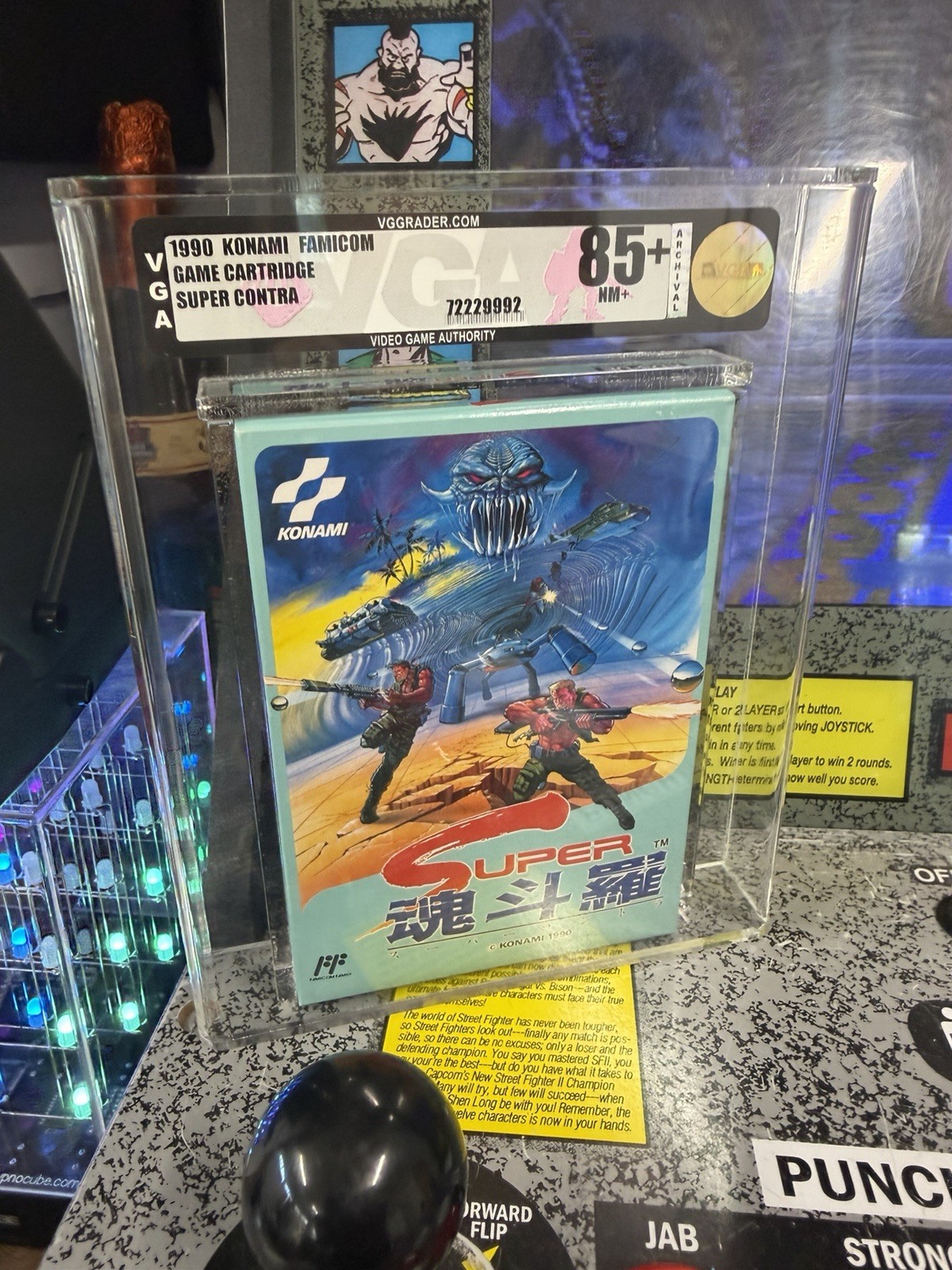 1990 Nintendo Famicom Super Contra JP Release Graded VGA 85+ Sealed NEW Konami