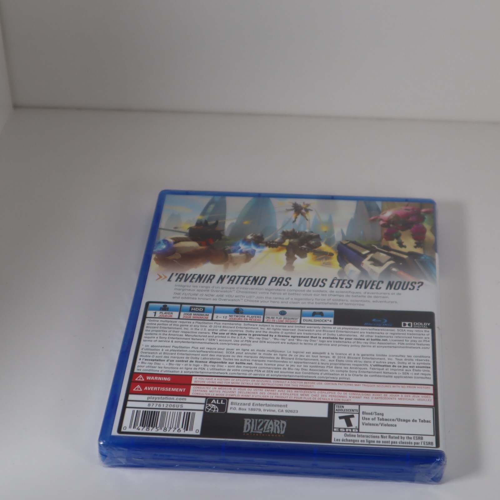 Overwatch Origins Edition PS4 w/ Noire Widowmaker Skin SEALED