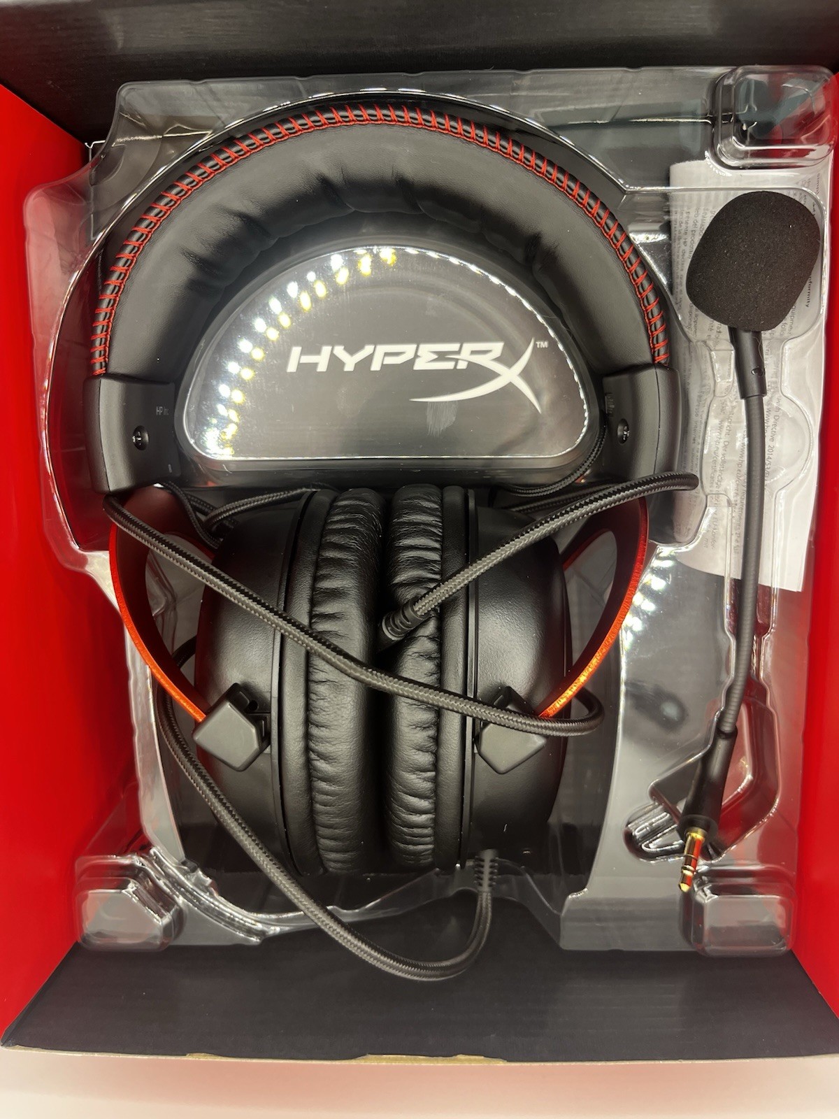 HyperX Cloud II Gaming Headset Black 7.1 Surround PC PS5 PS4 USB Mic 3.5mm