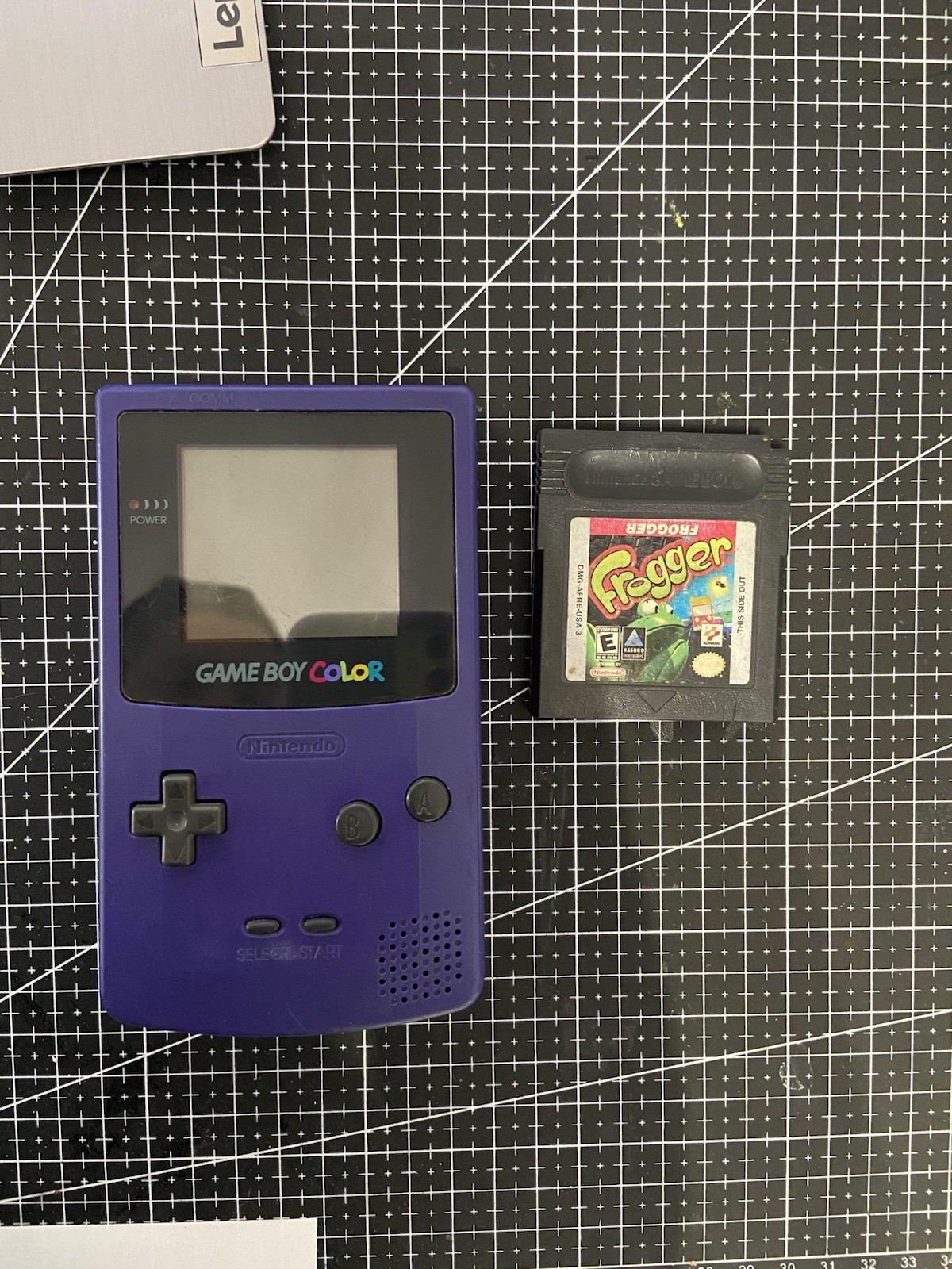 Gameboy Color Purple One Game Included Working Good Condition