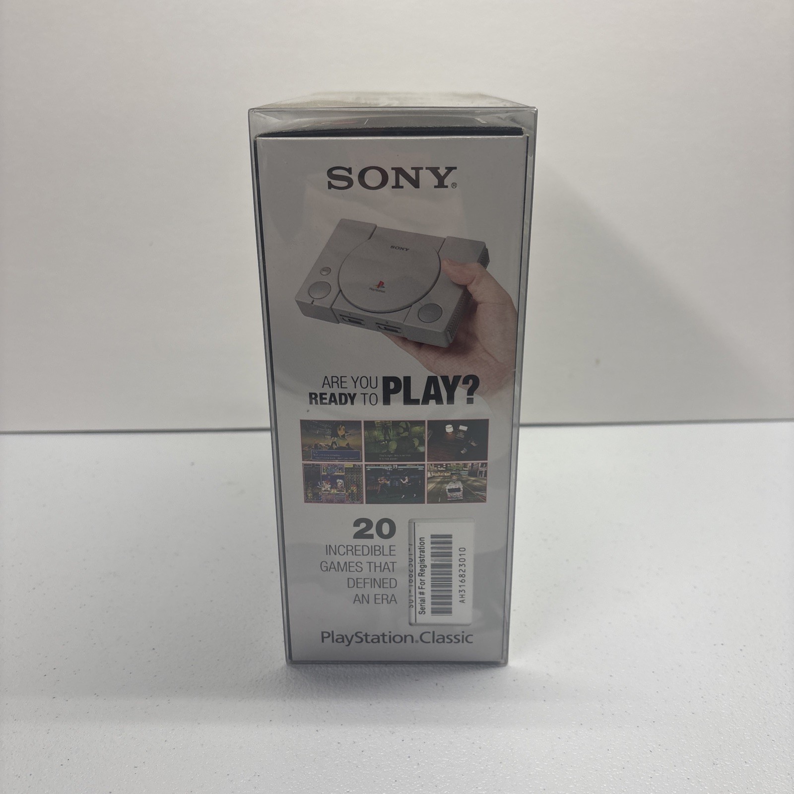 Brand New *SEALED* Sony PlayStation Classic Gray Console in Protective Case