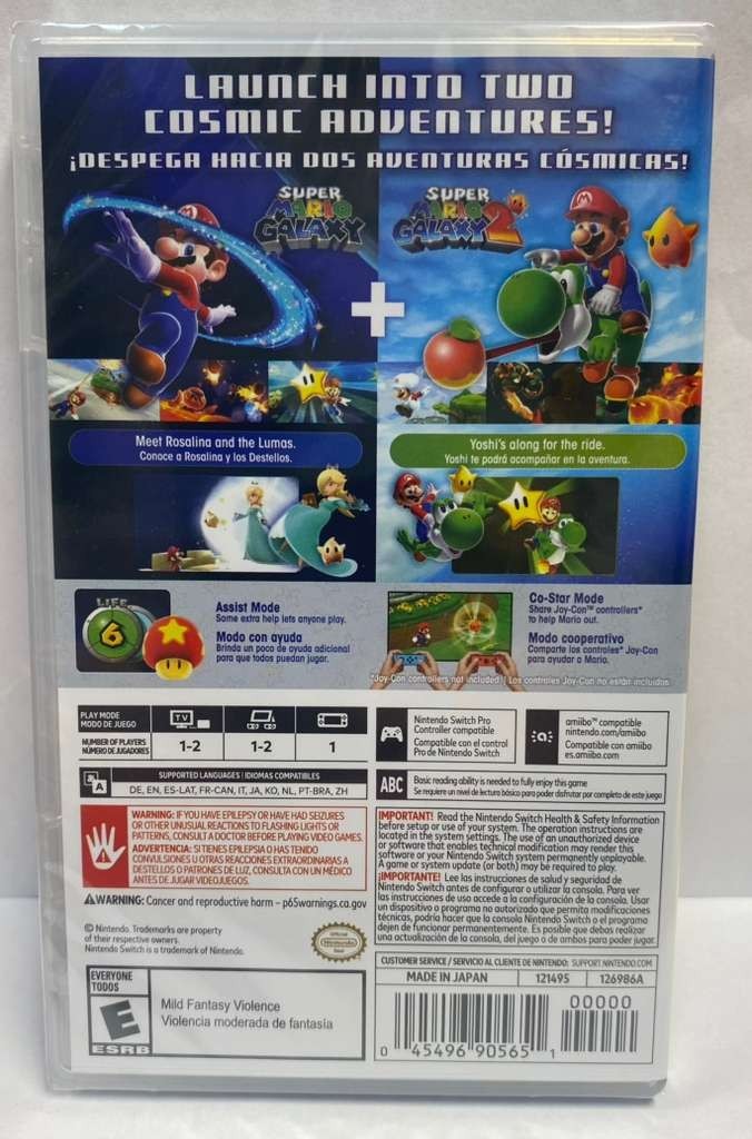 Super Mario Galaxy + Super Mario Galaxy 2 – Nintendo Switch (US Version)