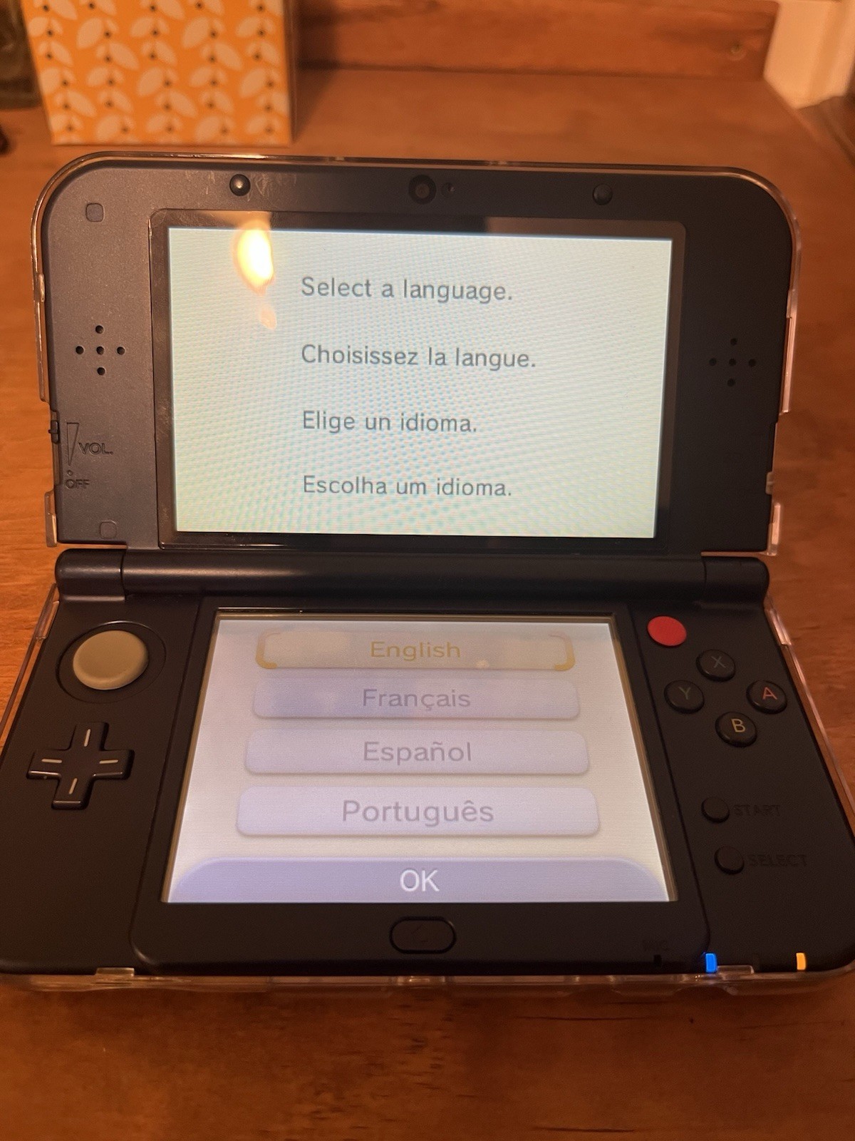 New 3ds LL Blue Top IPS