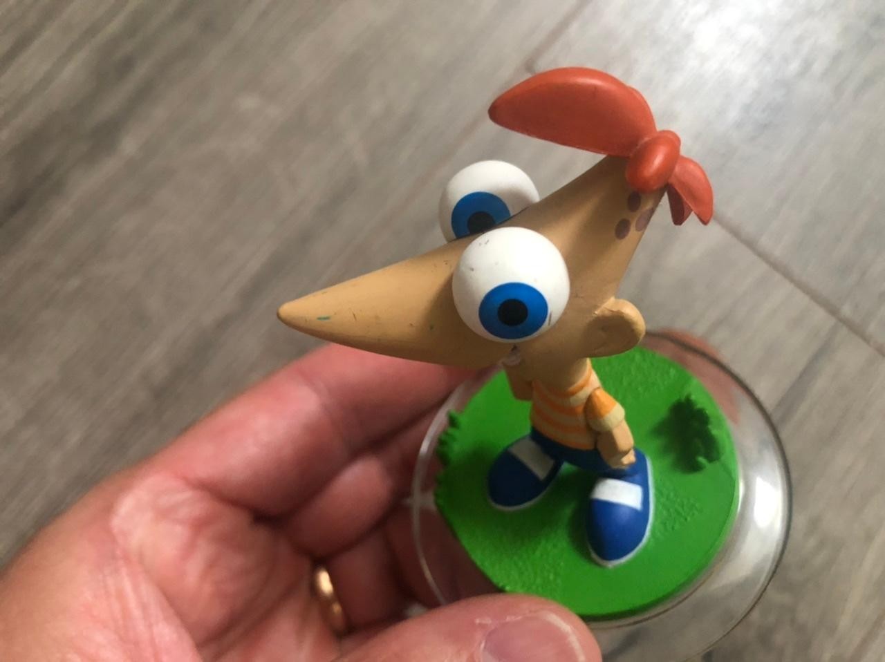 Disney Infinity Phineas and Ferb Character Figures Lot Agent P Perry