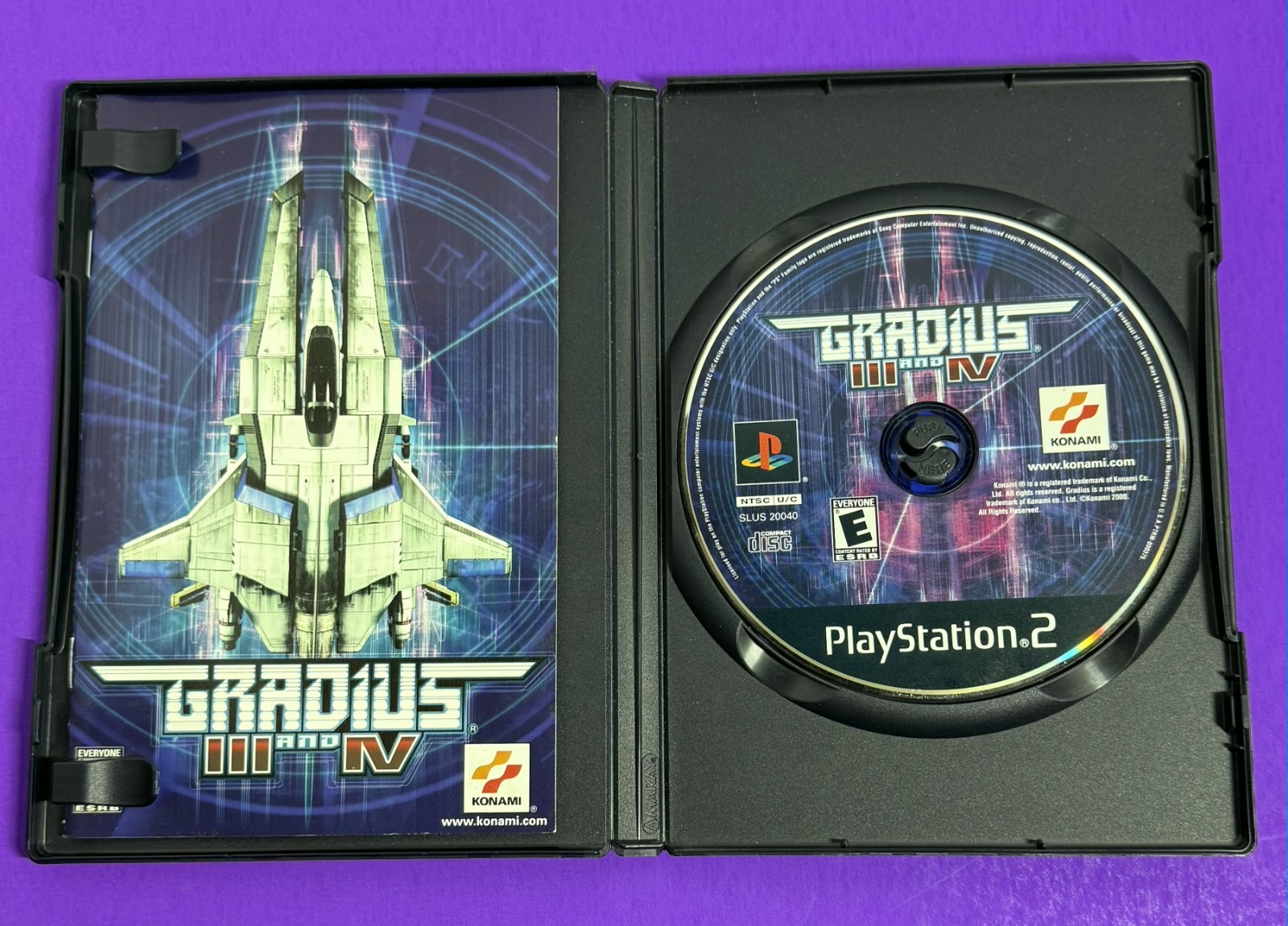 Gradius III (3) and IV (4) PlayStation 2 CIB W/Manual & Reg Card- Tested