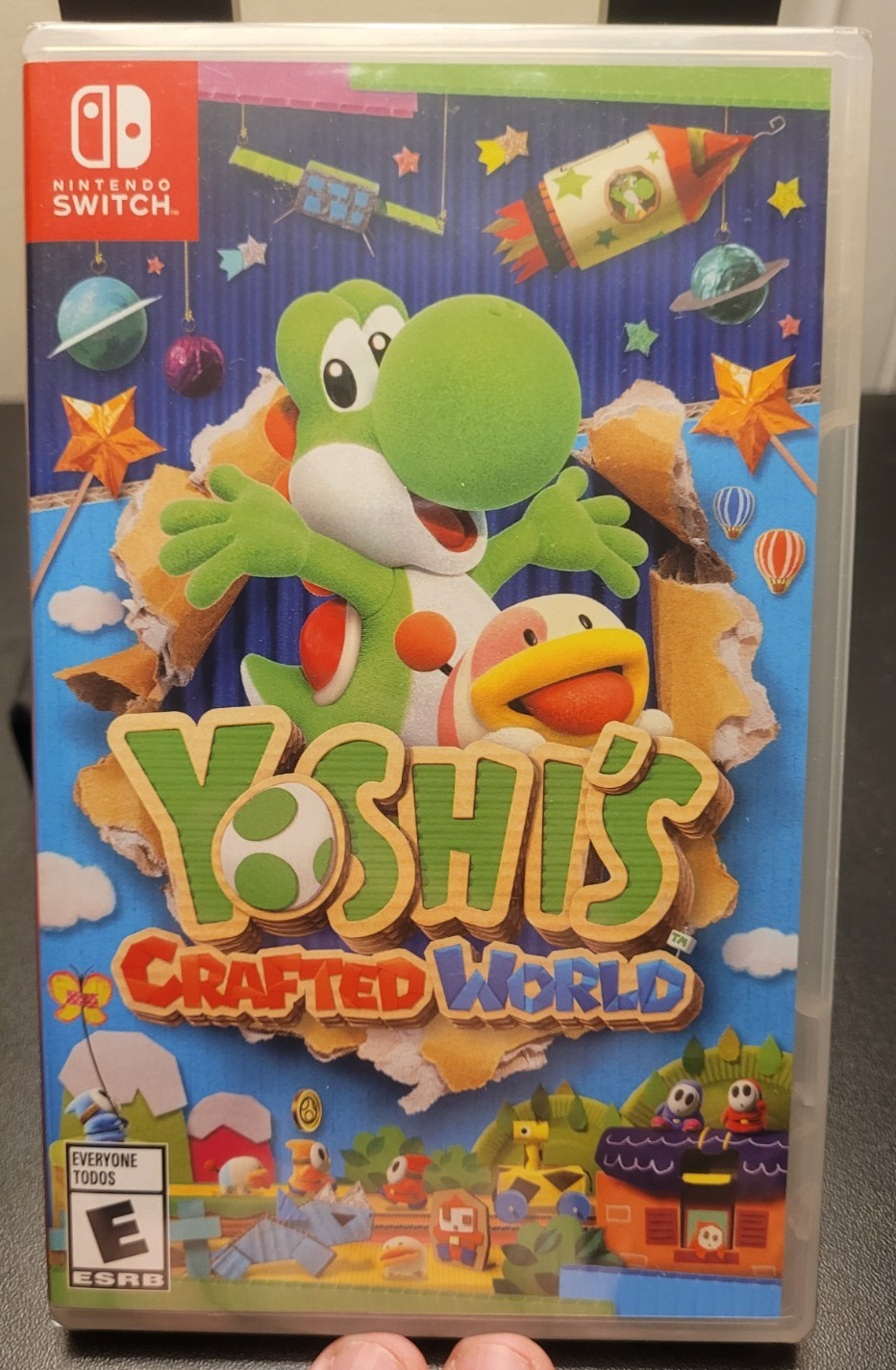 YOSHI’S CRAFTED WORLD Nintendo Switch NEW Multiplayer Platform COMPLETE CIB RARE