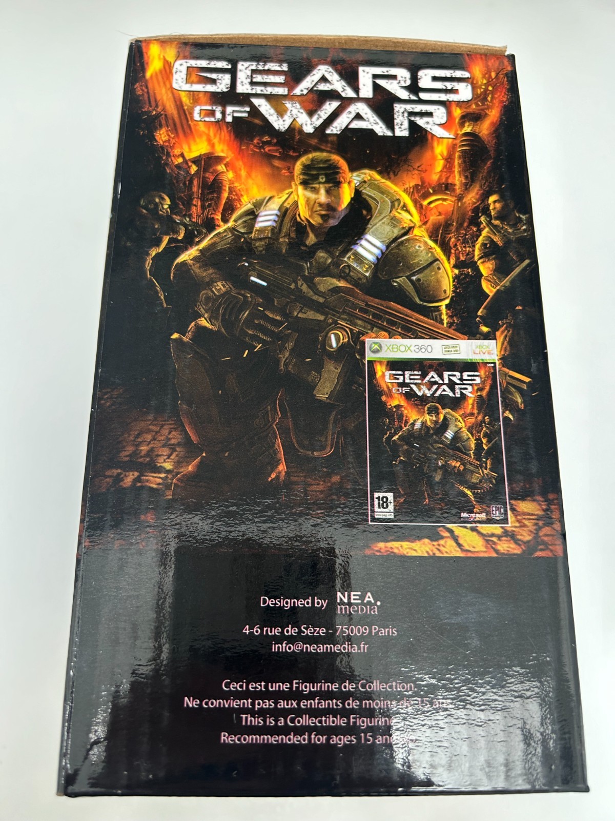 Gears Of War UK exclusive Marcus Fenix Statue Limited Ed. #203 Original Box