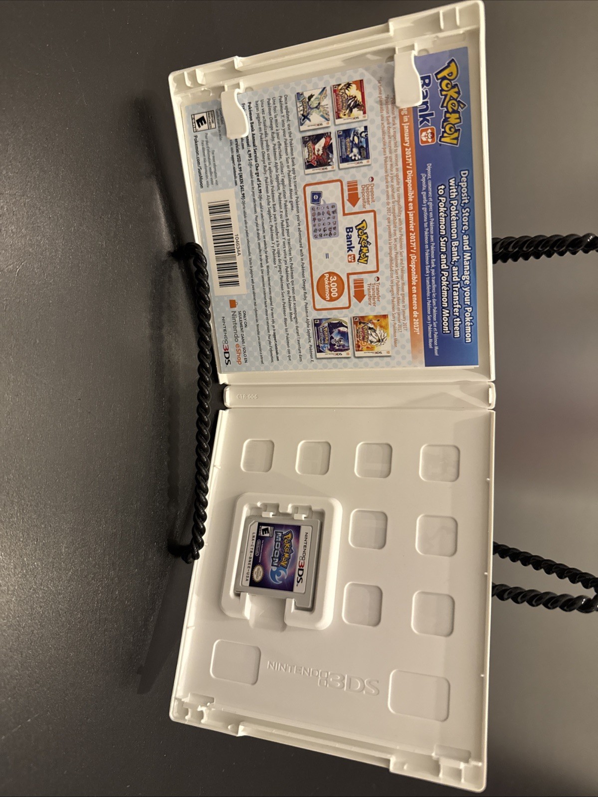 Pokémon Moon Version Nintendo 3DS Game And Case Tested Authentic