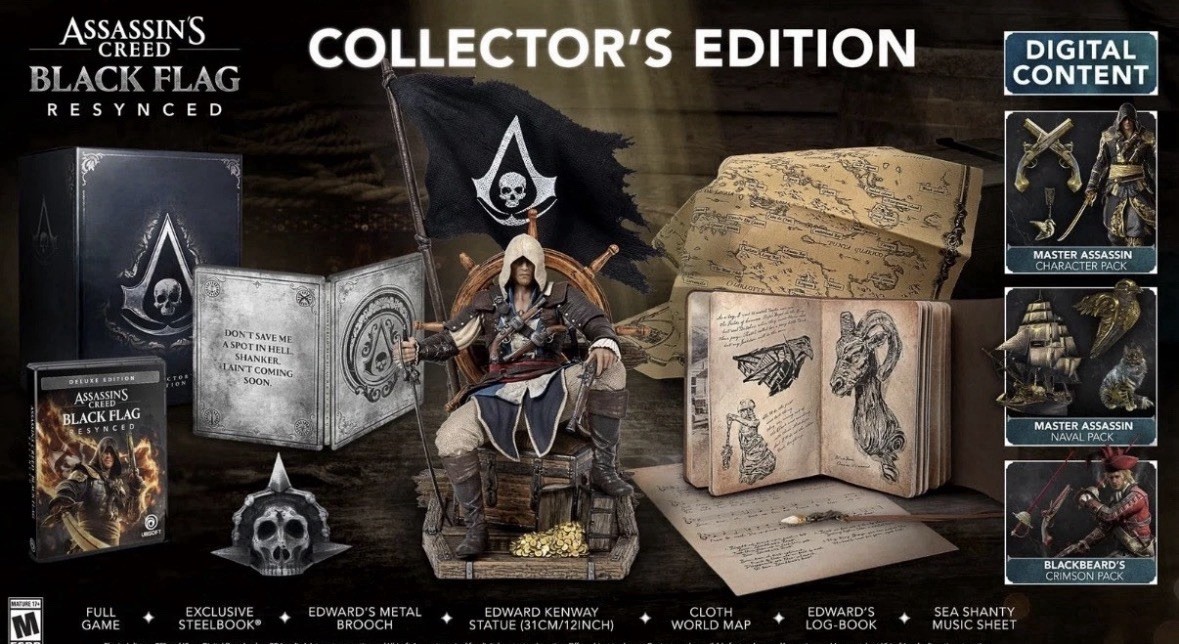 Assassin’s Creed Black Flag Resynced Collector’s Edition PS5 In Hand