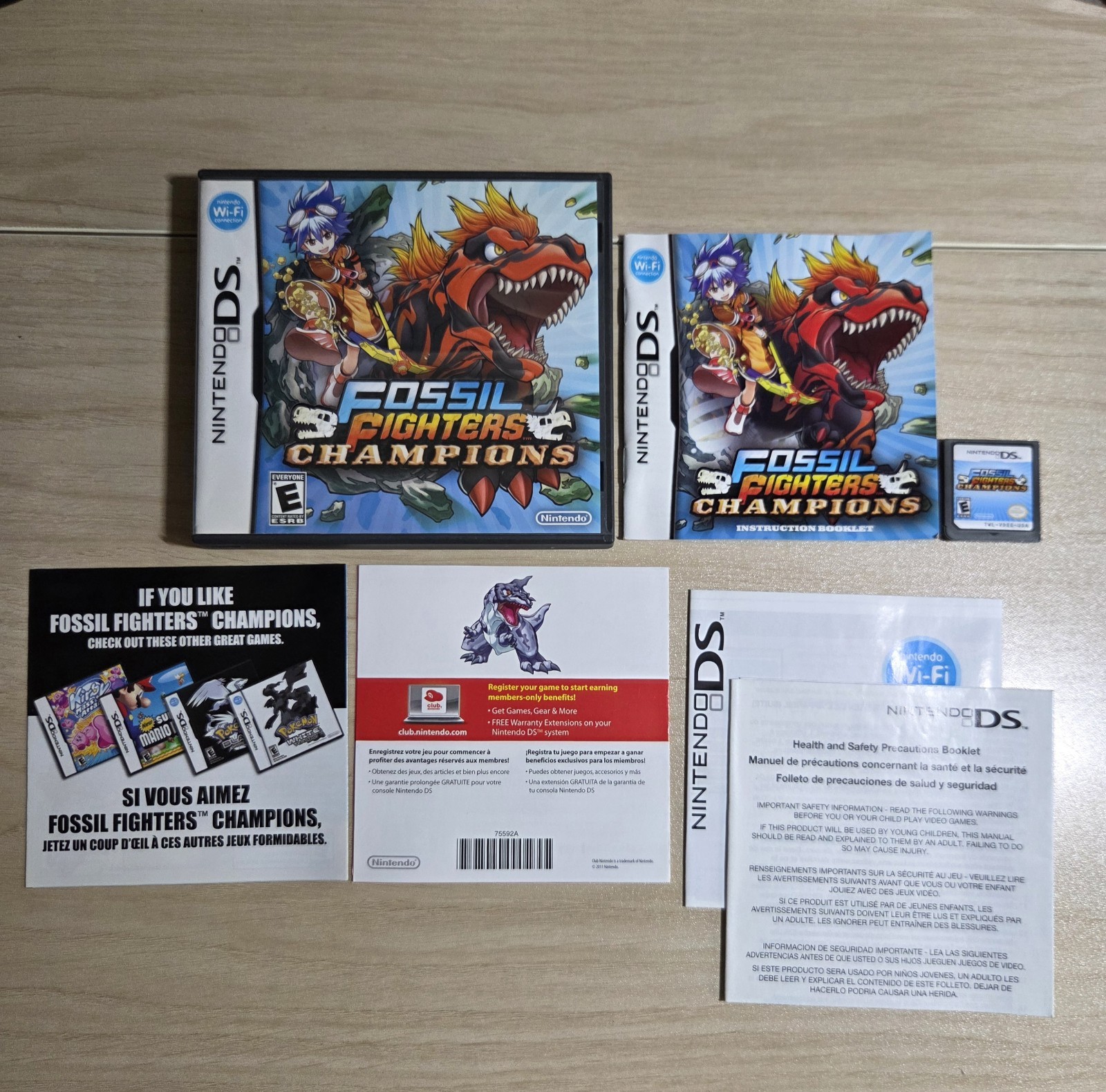 Nintendo DS 3DS Fossil Fighters Lot – Fossil Fighters, Champions & Frontier CIB