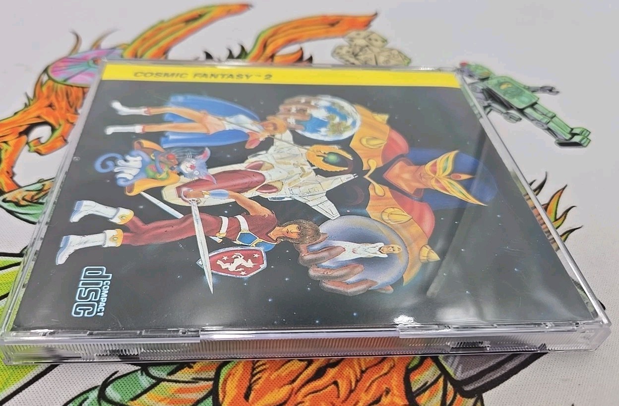 Cosmic Fantasy 2 – TurboGrafx 16 CD – Complete CIB- Tested – Authentic
