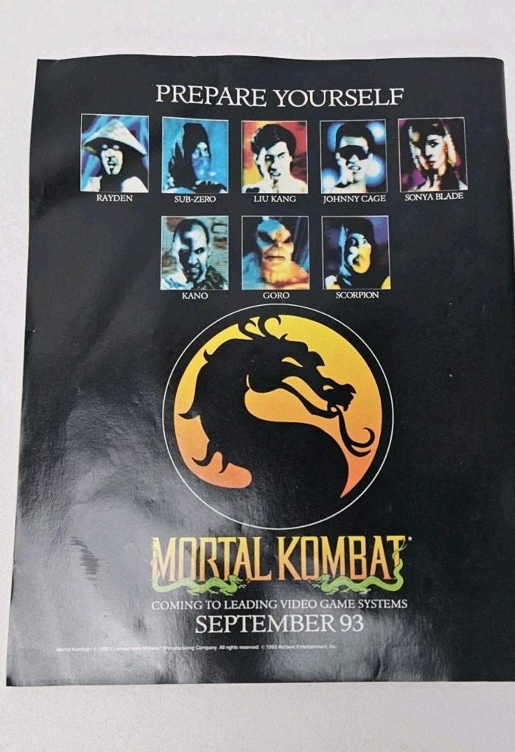 Super NES Buyer’s Guide Magazine Volume 3 Number 5 Jurassic Park/Mortal Combat