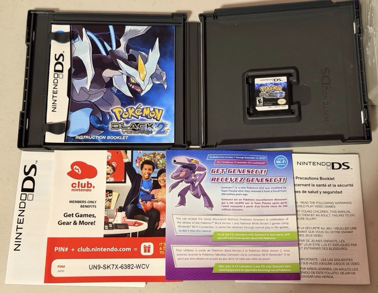 Pokemon Black Version 2 Nintendo DS Complete In Box CIB Game Pokémon Rare Minty