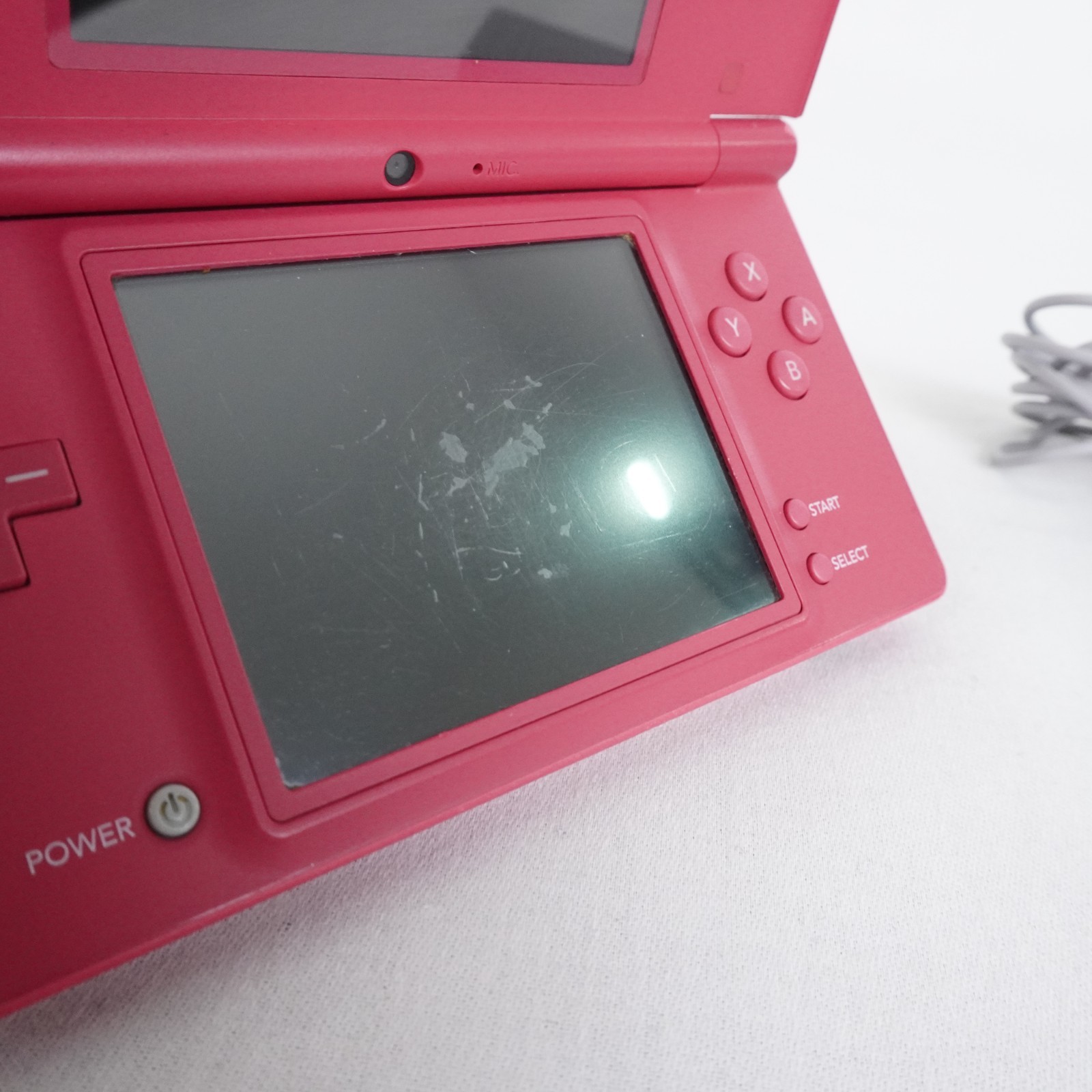 Nintendo DSi Pink Handheld Console w/ AC Adapter