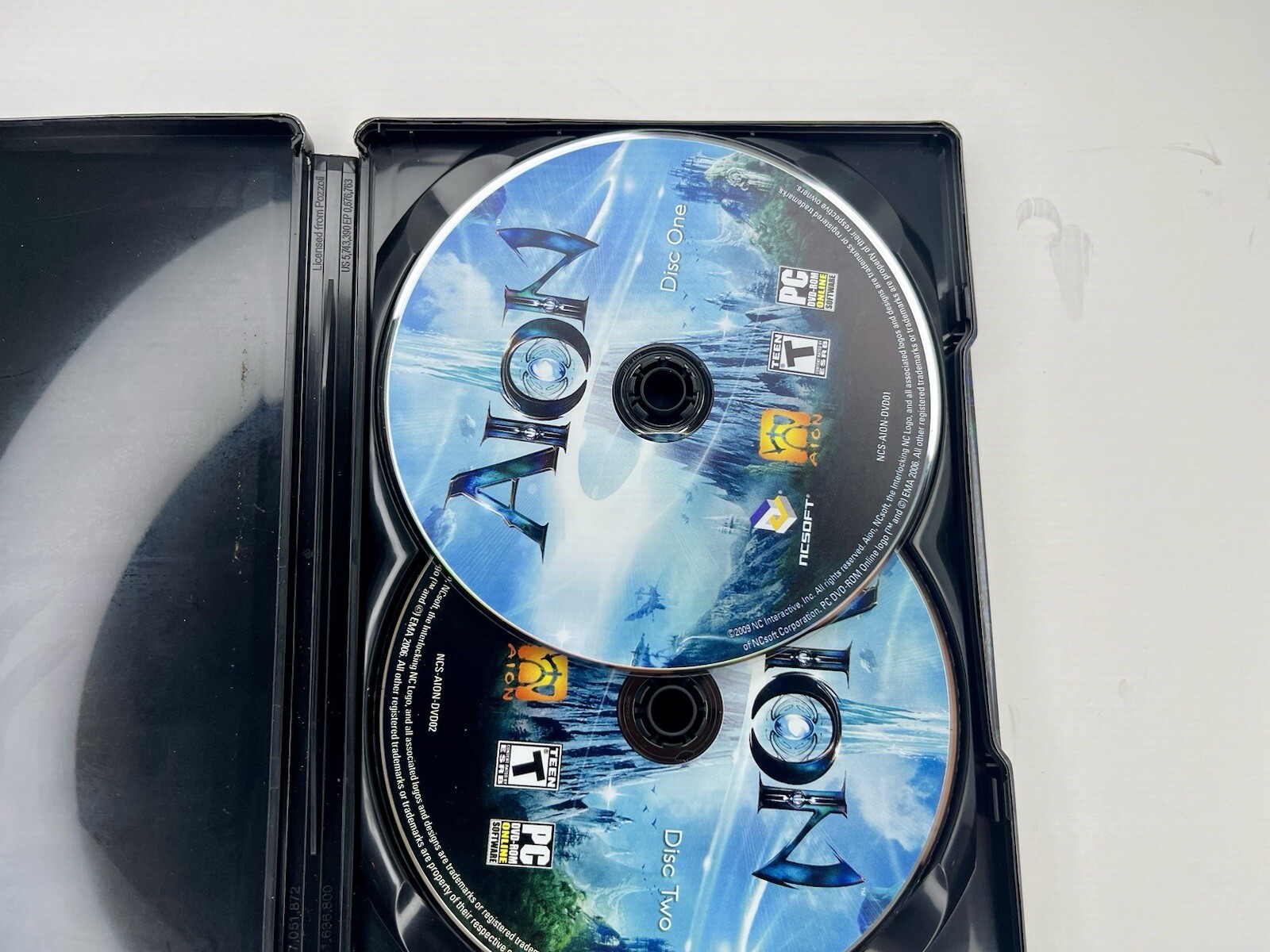 Aion (PC DVD-Rom, 2009, 2-Discs) Steelbook Edition Complete with Game manual CIB
