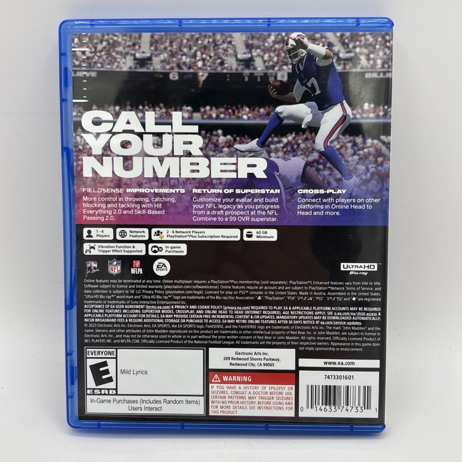 EA Sports Madden NFL 24 PS5 2024 Sports American Football E Cross-Play