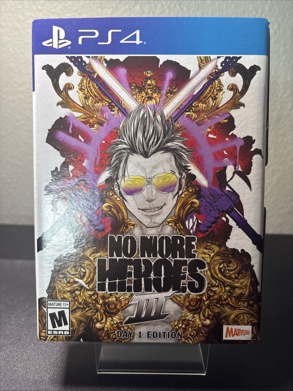 No More Heroes 3 [Day 1 Edition] (Sony PlayStation 4 PS4, 2022) CIB Tested