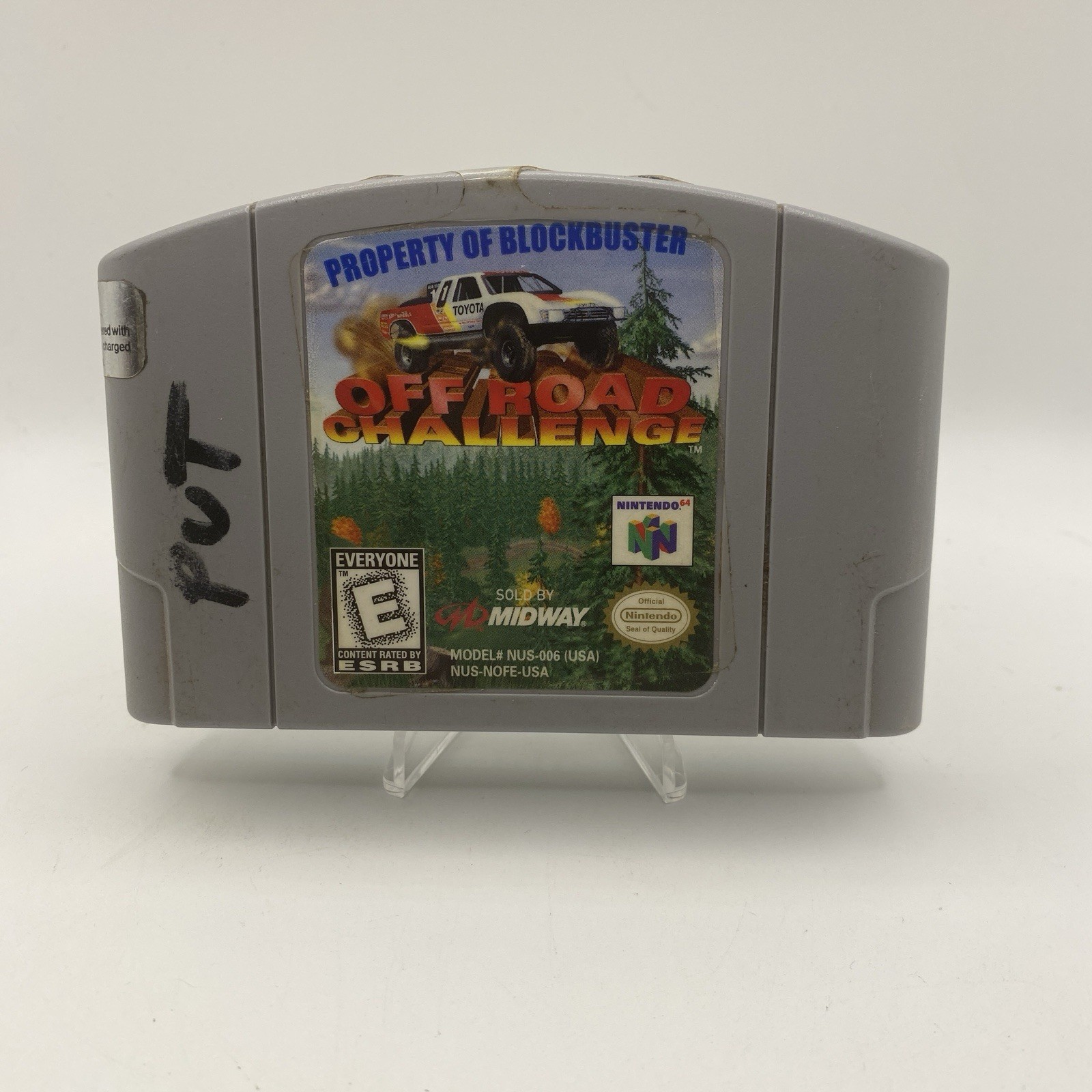 Off Road Challenge Midway, Nintendo N64, Cart Only, Authentic Tested Works