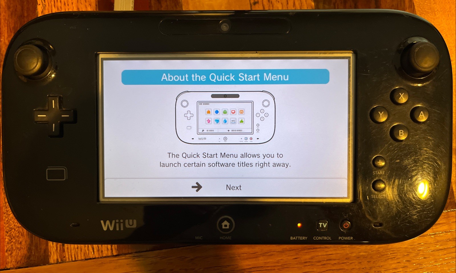 Nintendo WUP-010 Gamepad – Black Tested