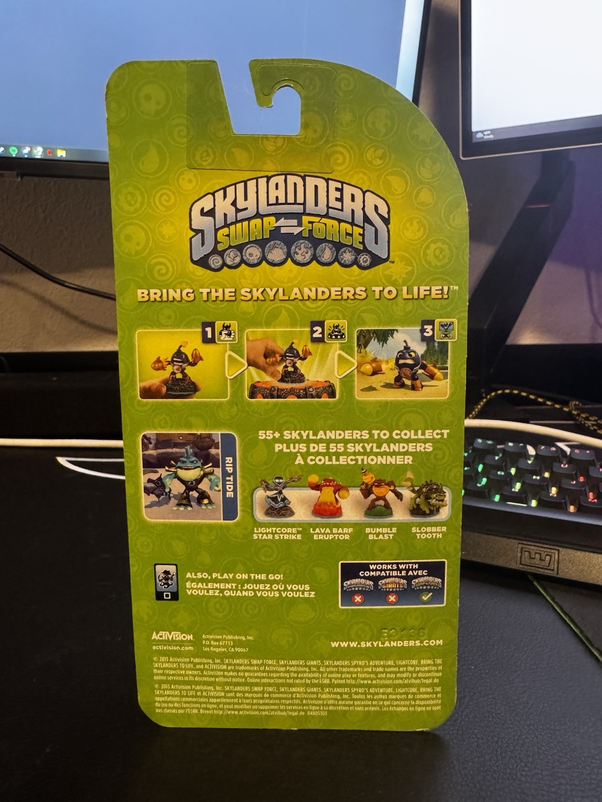 Activision Skylanders Swap Force Rip Tide Character Figure Toys to Life 2013