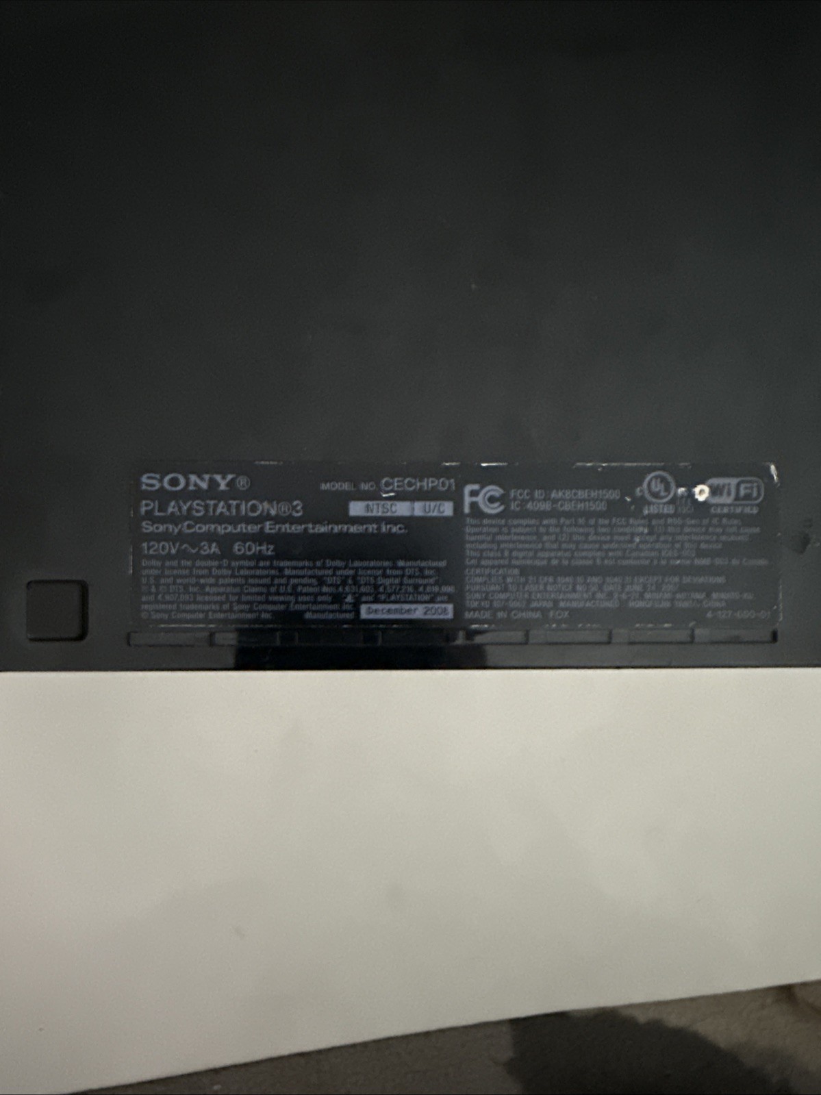 Sony PlayStation 3 PS3 CECHK01 And CECHP01 FOR PARTS/REPAIR AS IS LOT OF 2