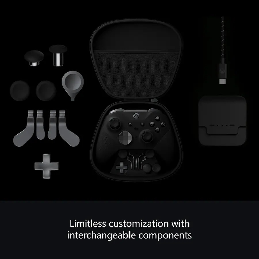 Microsoft Elite Series 2 Core Wireless Controller for Xbox PC Cloud – Black