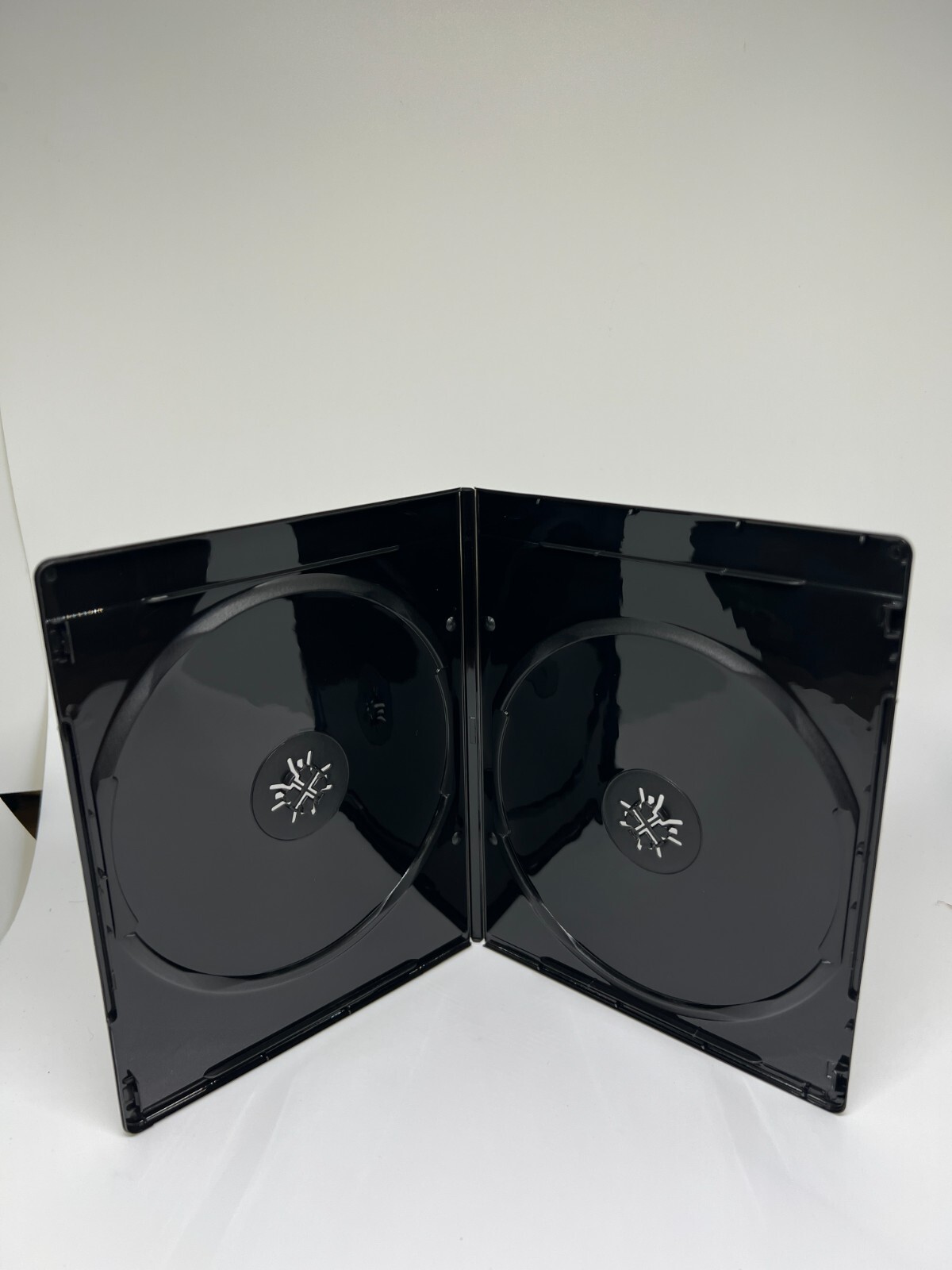 NEW 7MM 4K ULTRA HD SLIM BLACK DOUBLE (2) DVD CASE, SLEEVE, PS2-7MM UHD(M3)