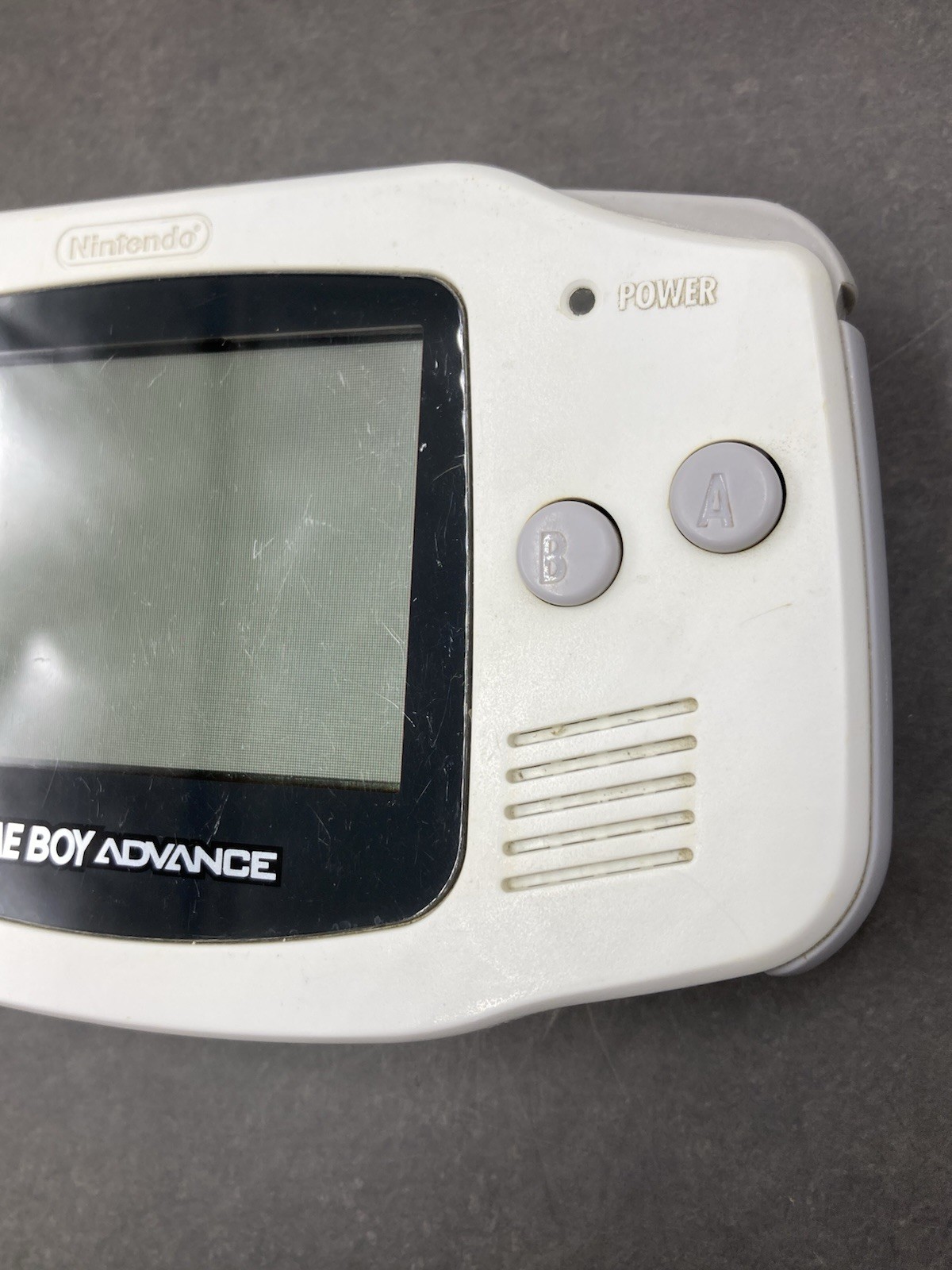 Nintendo Game Boy Advance AGB-001 Console White tested 0707-405