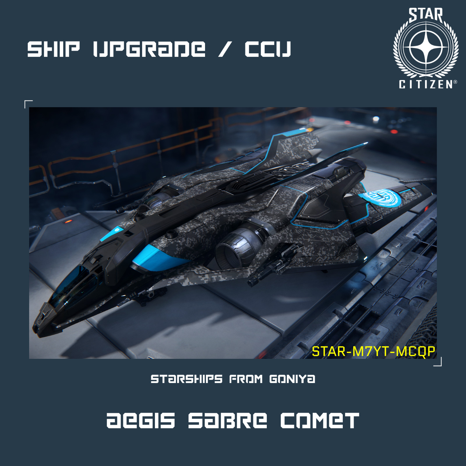 STAR CITIZEN – AEGIS SABRE COMET UPGRADE – (CCU)