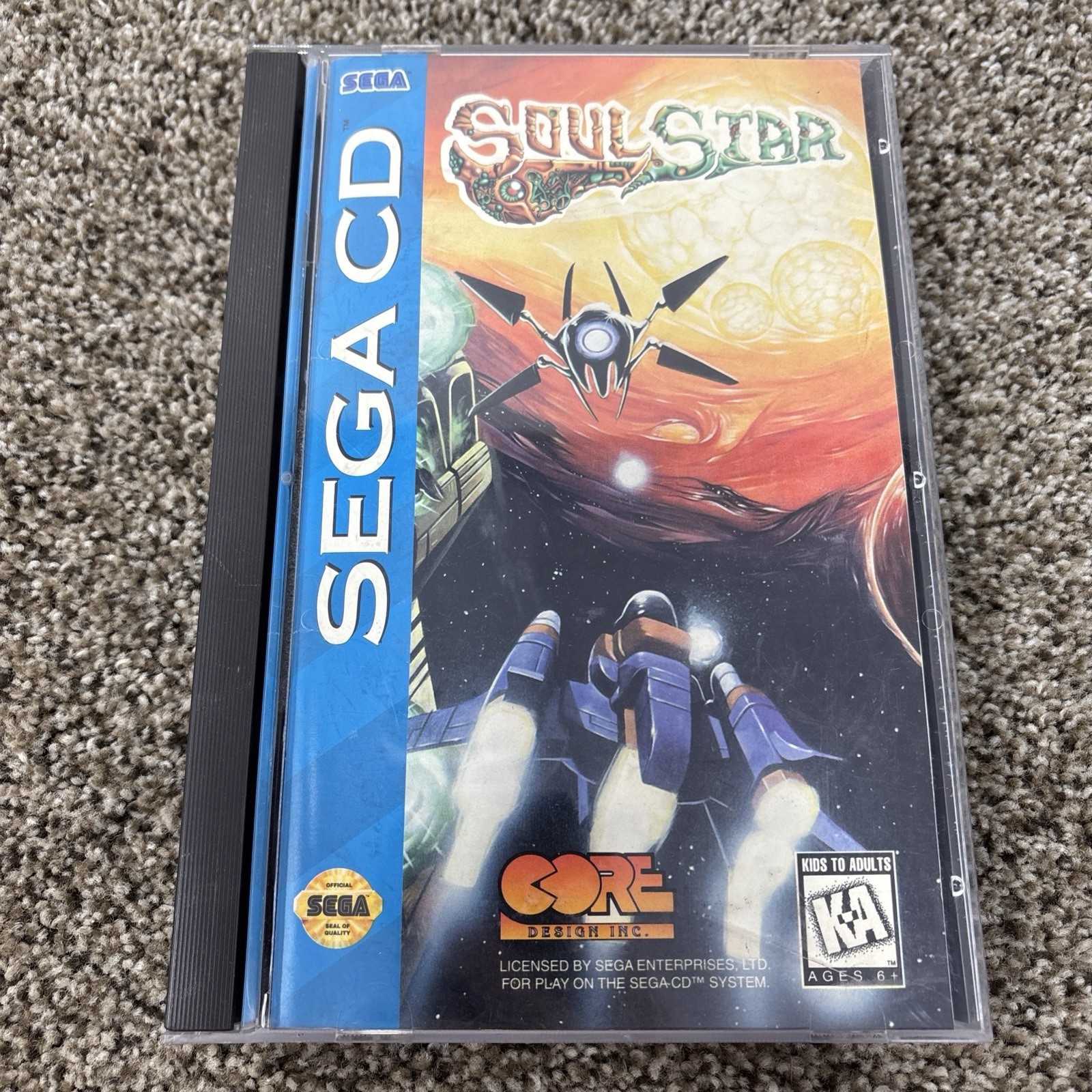 Soul Star (Sega CD, 1994) CIB Complete in Box w Manual Tested