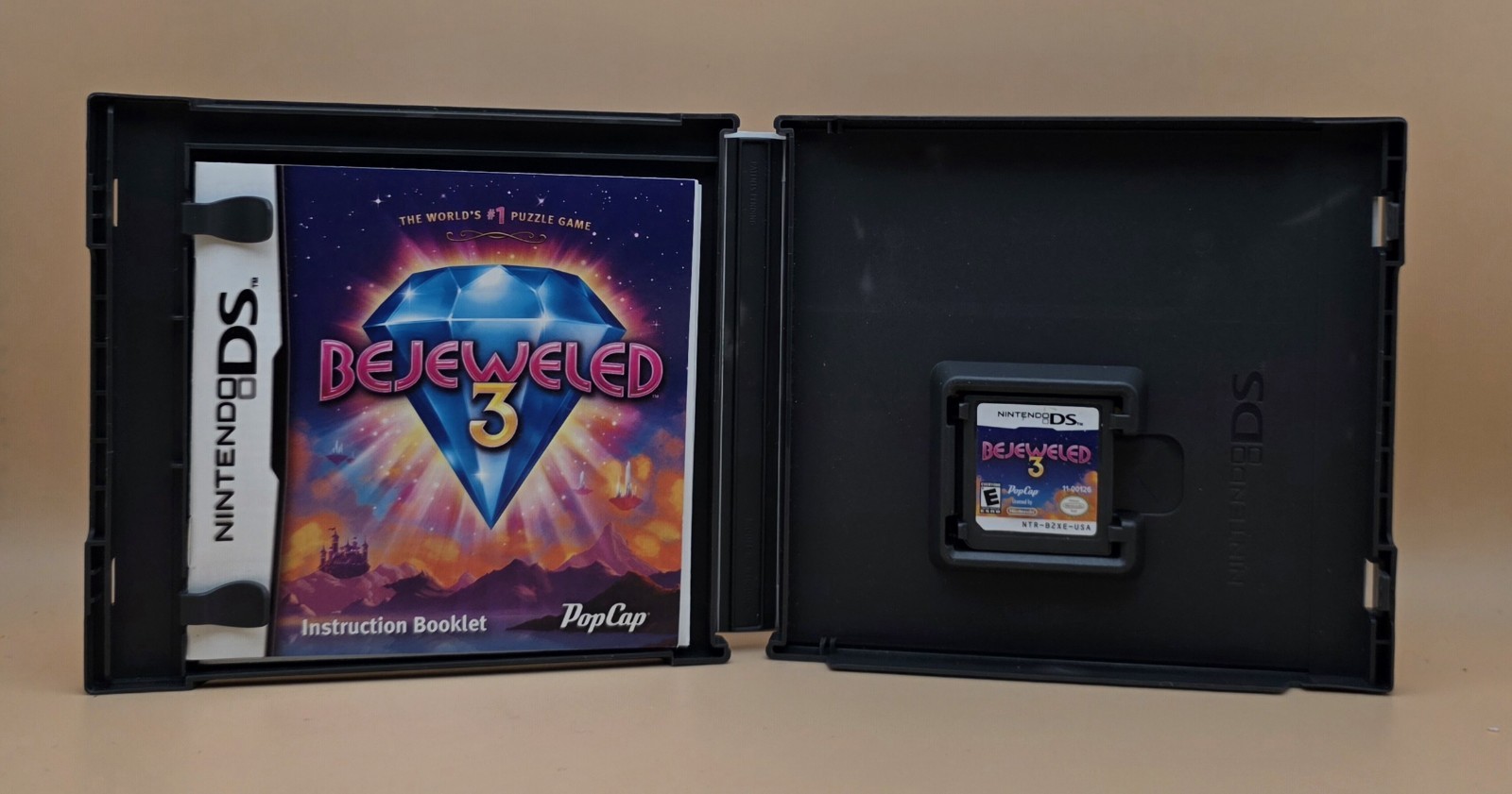Bejeweled 3 (Nintendo DS) CIB, Tested & Working