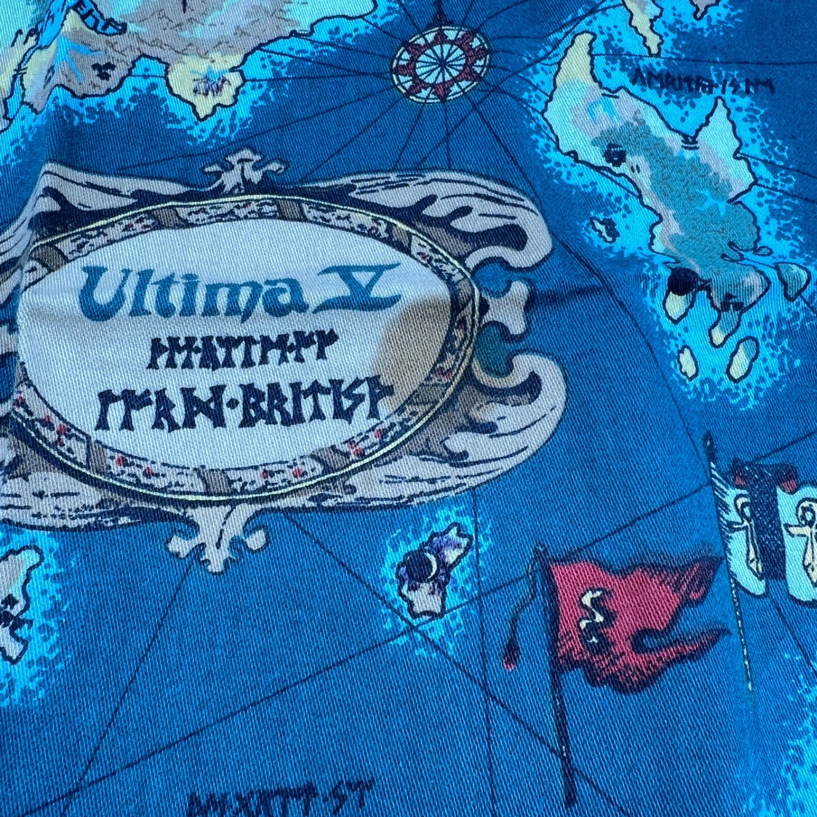 Ultima V 5 Warriors of Destiny Amiga Big Box RPG CIB, Cloth Map, Coin