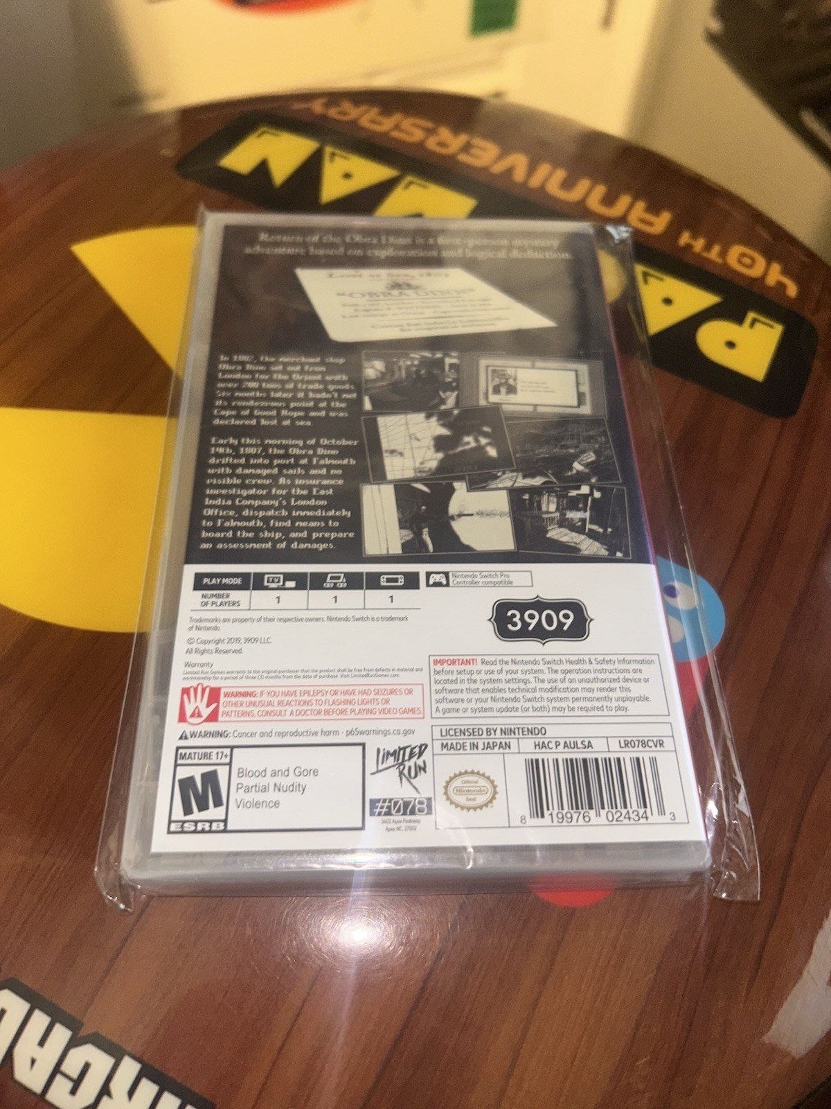 Nintendo Switch Return Of The Obra Dinn – Limited Run Games NEW AND SEALED