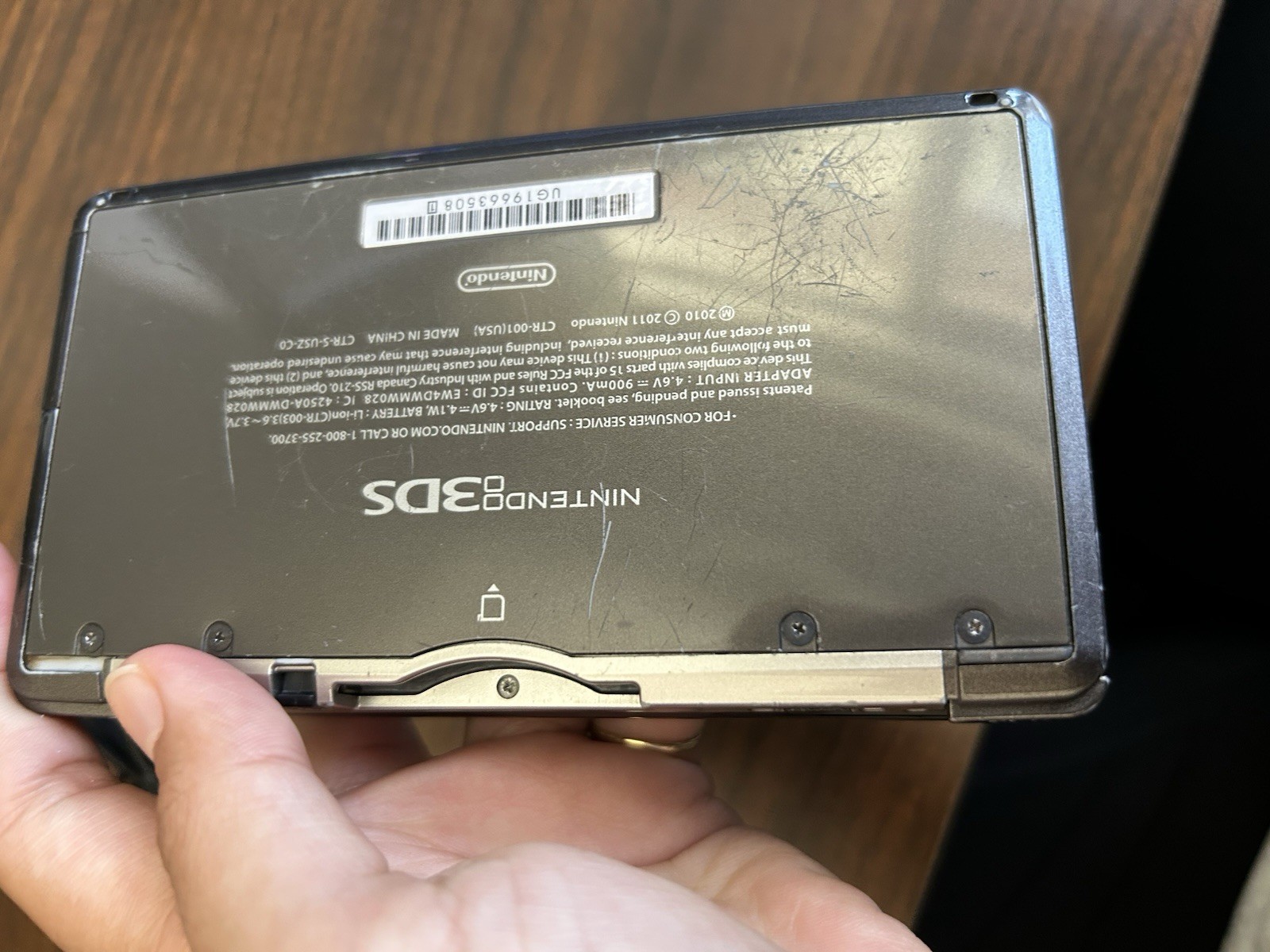 USA VERSION Nintendo 3DS Handheld System tested/working- black (C)