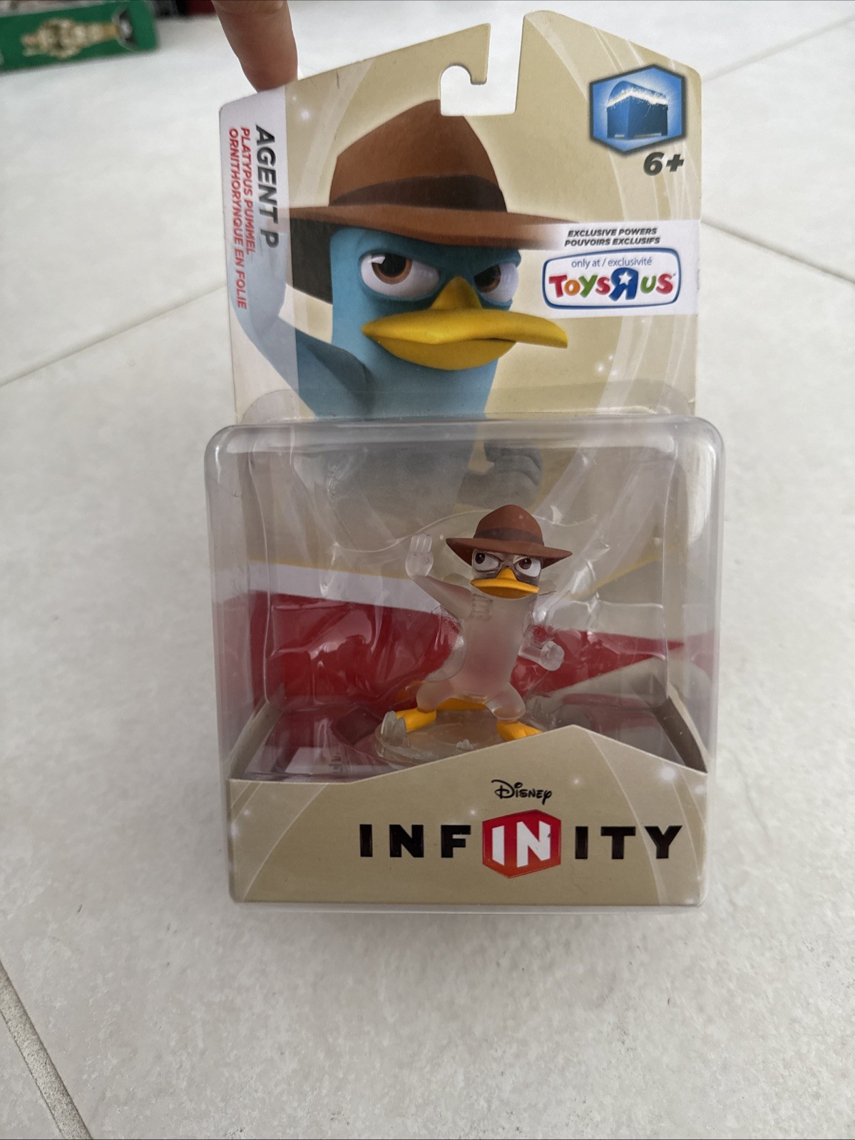 DISNEY INFINITY – *CRYSTAL* AGENT P (PERRY THE PLATYPUS) Phineas and Ferb / TRU