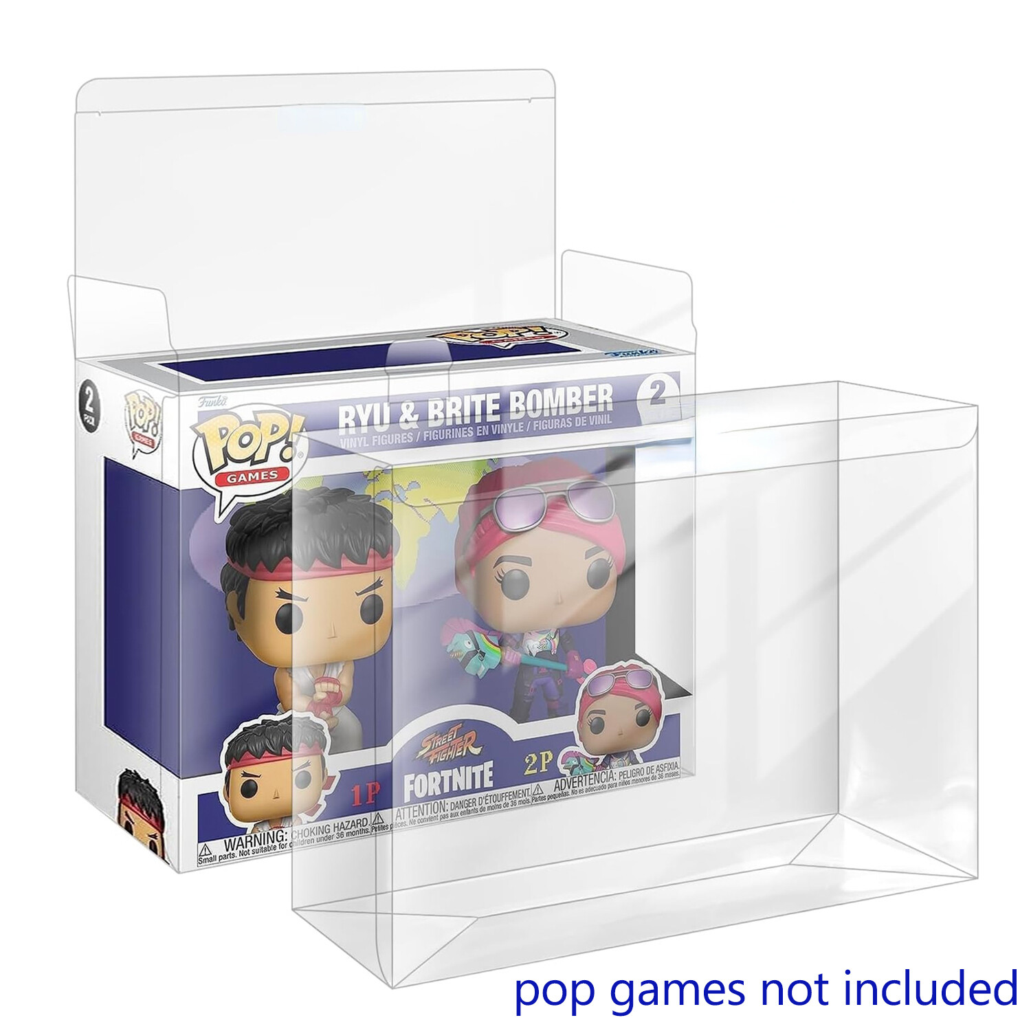 Pop Protector Case For Funko Pop 2 Pack 4” 6” Boxes Vinyl Figures Collectibles