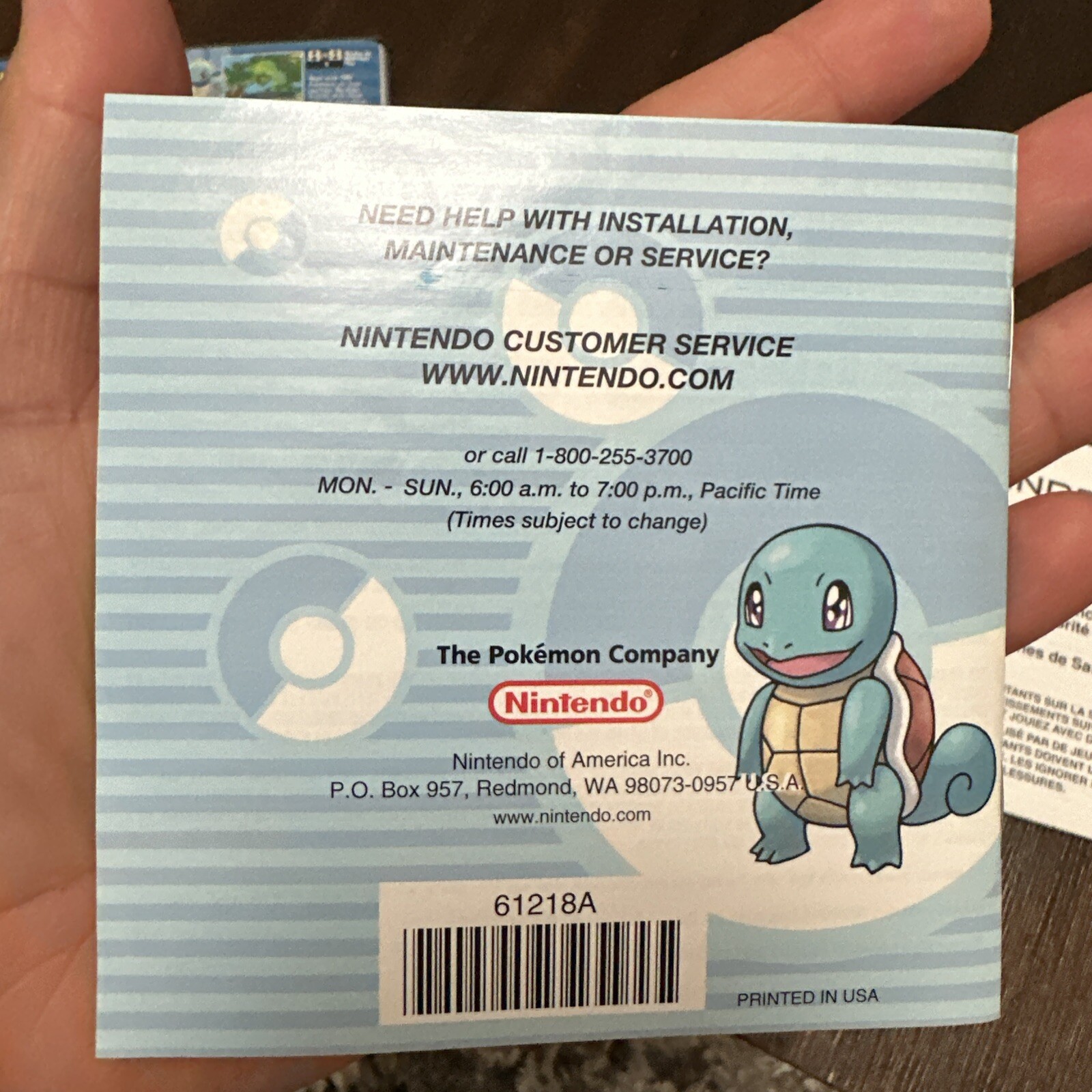 Authentic Pokemon Nintendo DS Case With Manuals – No Game.