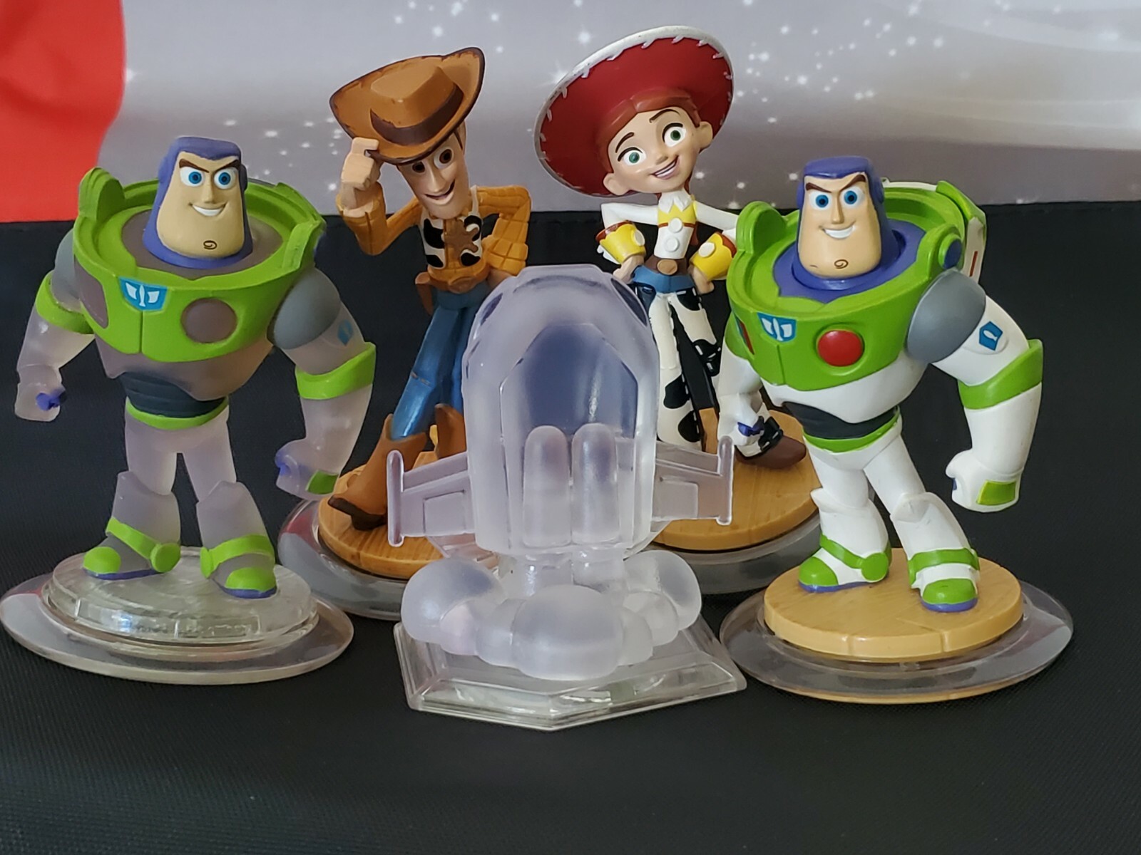 Disney Infinity 1.0: Woody, Buzz Lightyear, Jessie, Toy Story Play Set crystal