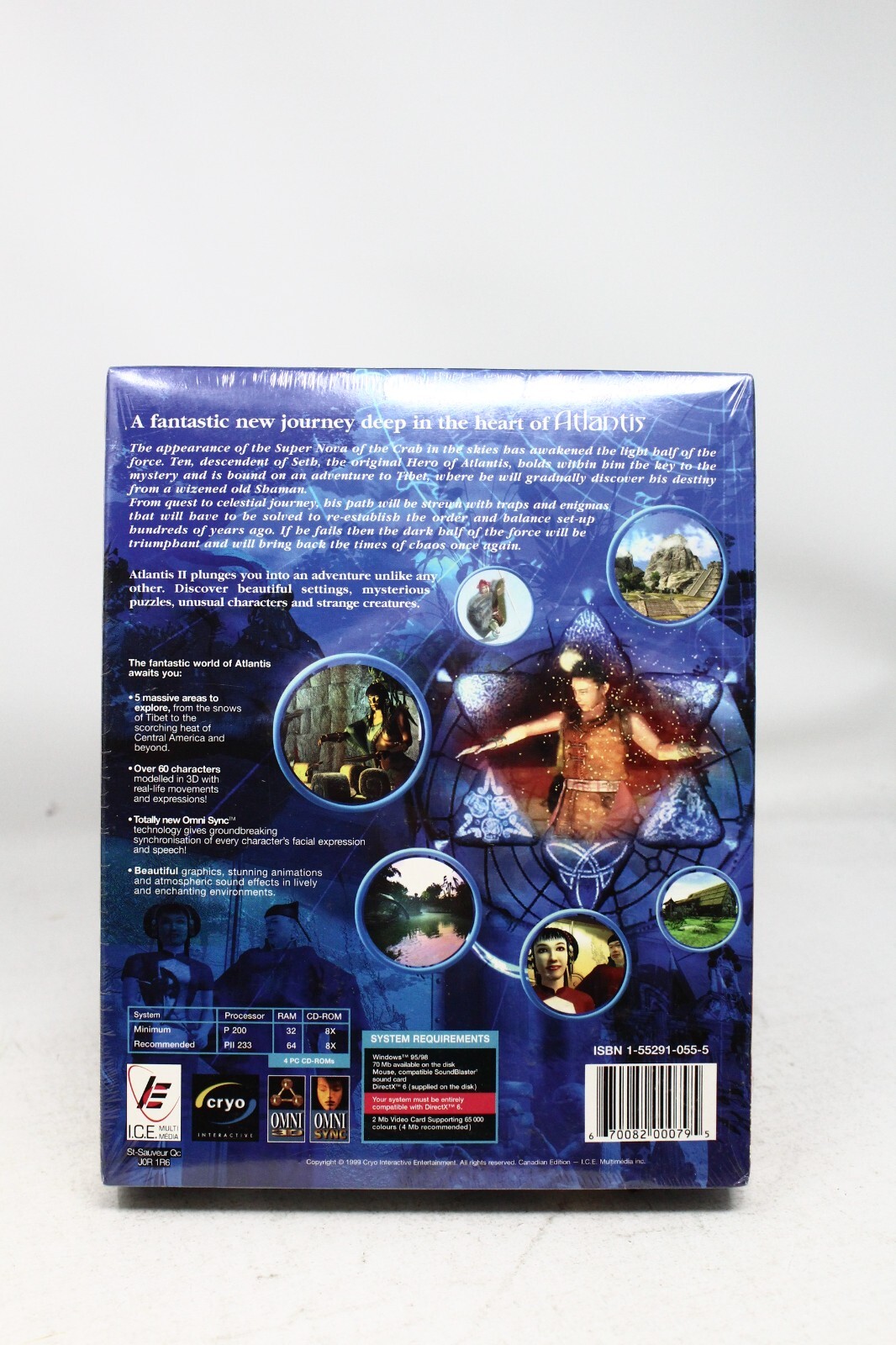 Atlantis II Big Box PC (Win 98/95) Game – New Sealed – See desc.