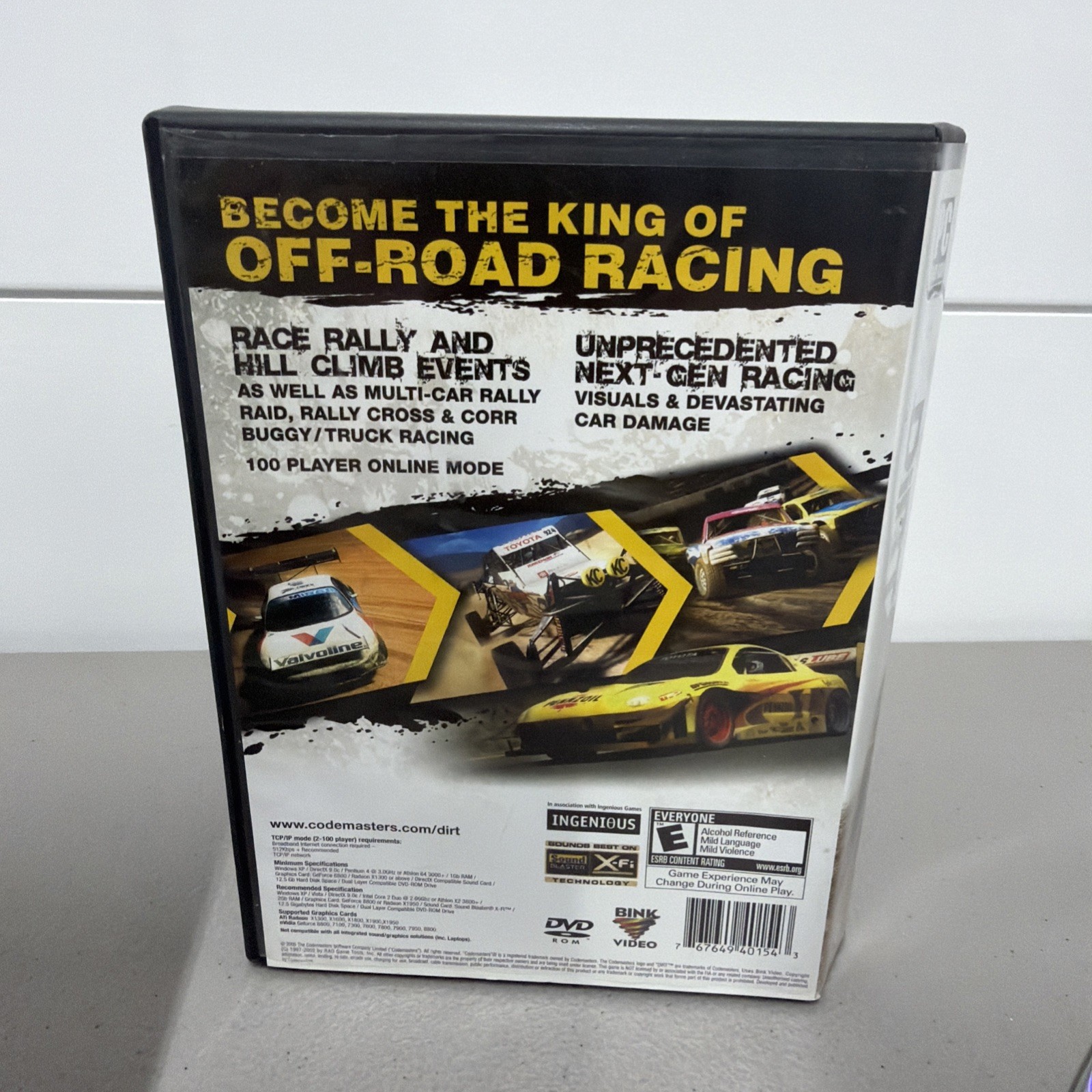 DIRT, 2006, PC Racing Game DVD, US Retail Store Edition – Tested And Working