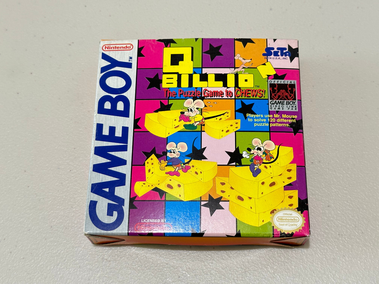Q Billion (Nintendo Game Boy) Complete Authentic