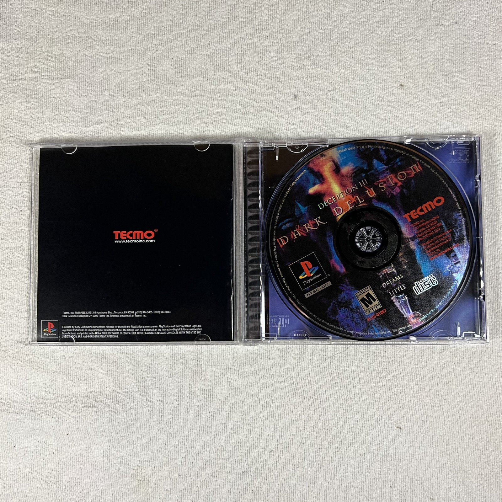 Deception III 3 Dark Delusion Sony PlayStation 1 2000 Complete In Box CIB Manual