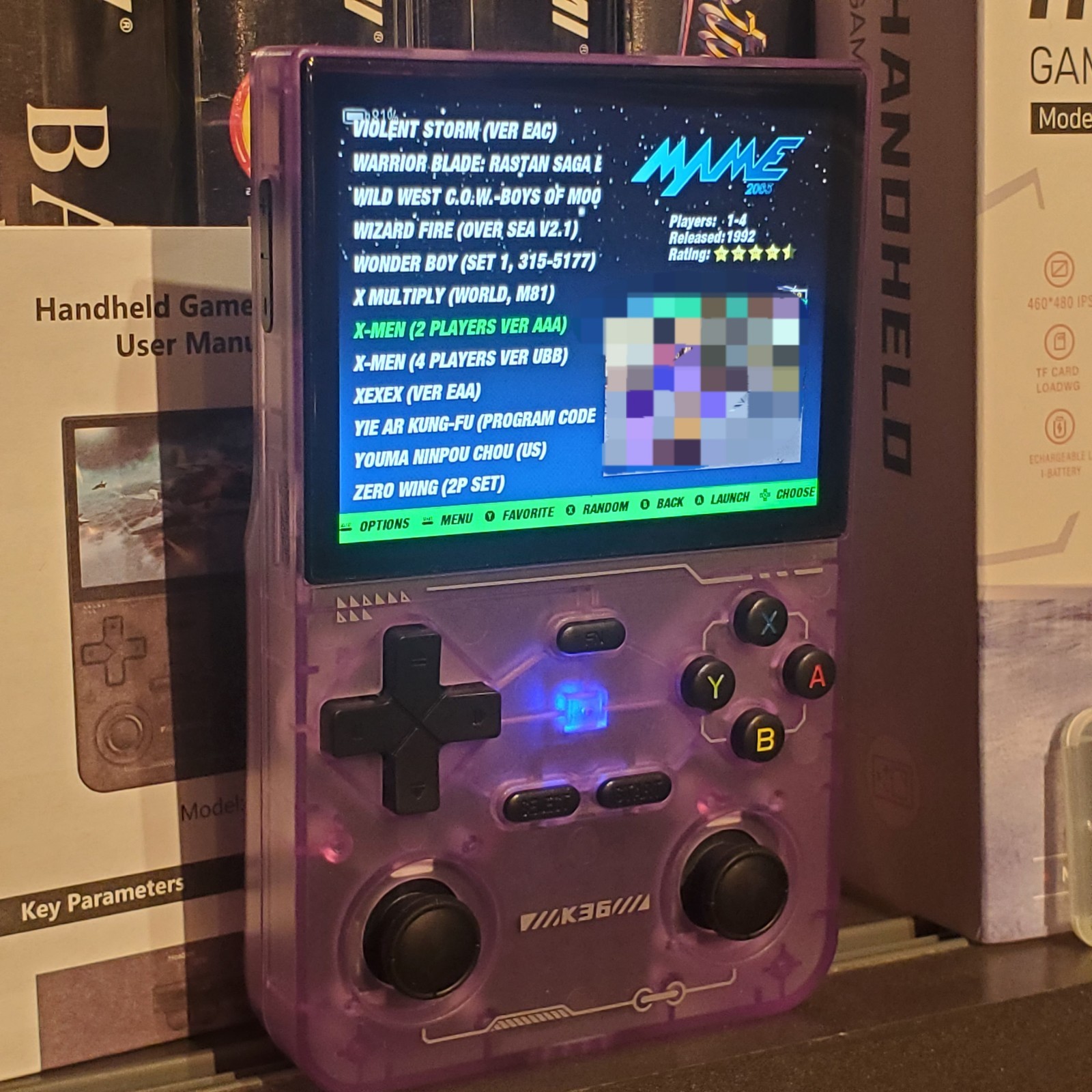 KINHANK K36 Retro Handheld Video Games Console. NEW 2026. UPGRADED. ARK OS 128G