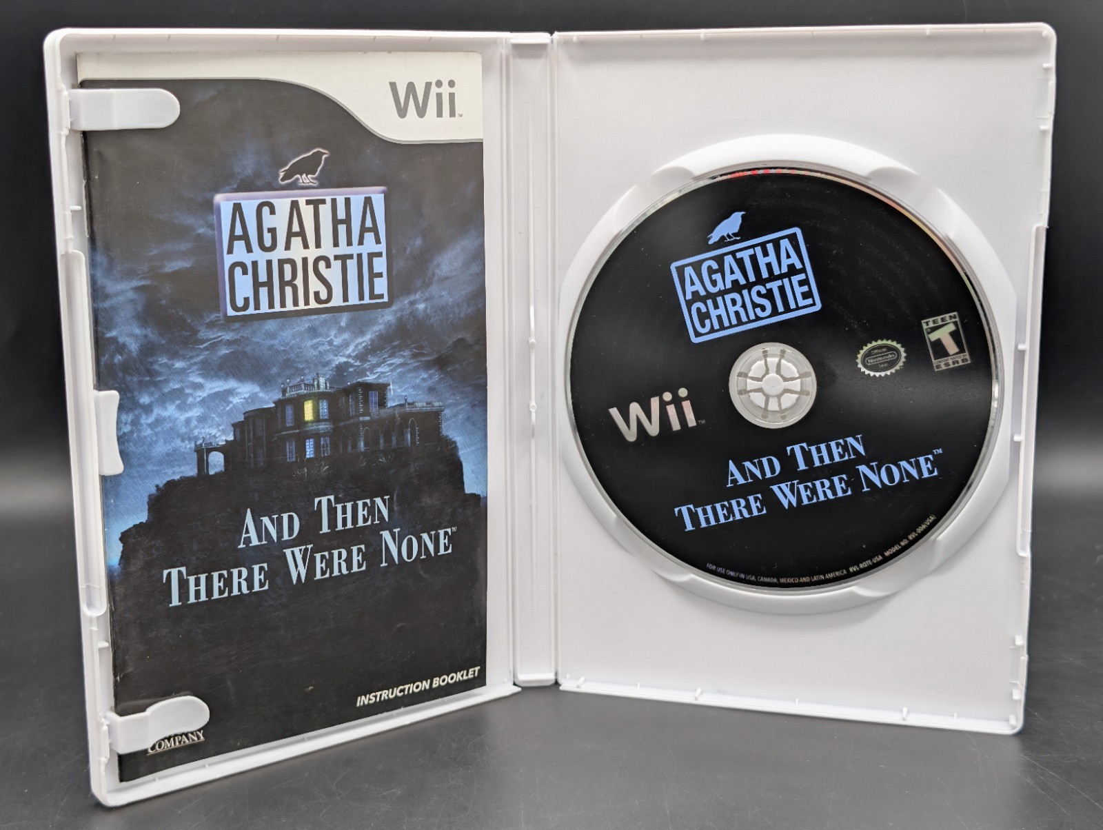 Agatha Christie Then There Were None ( Nintendo Wii ) CIB W/ Reg Card -Near Mint