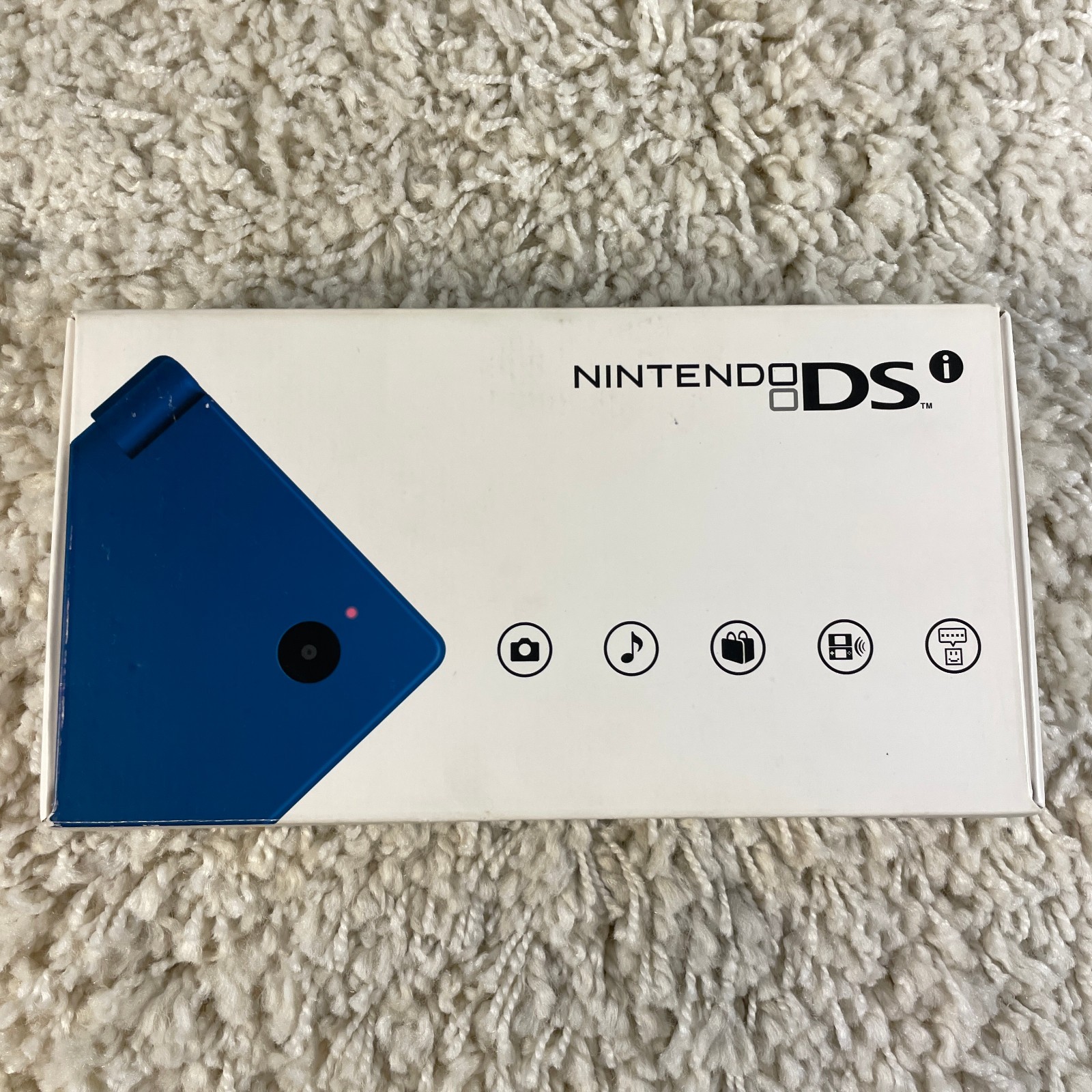 Nintendo DSi Matte Blue Handheld Console System TWL-001 Complete in Box CIB