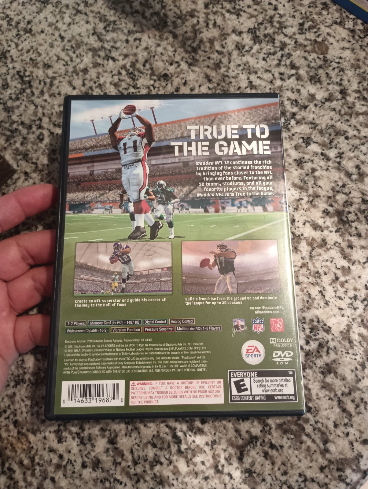 Madden NFL 12 (Sony PlayStation 2, 2011)